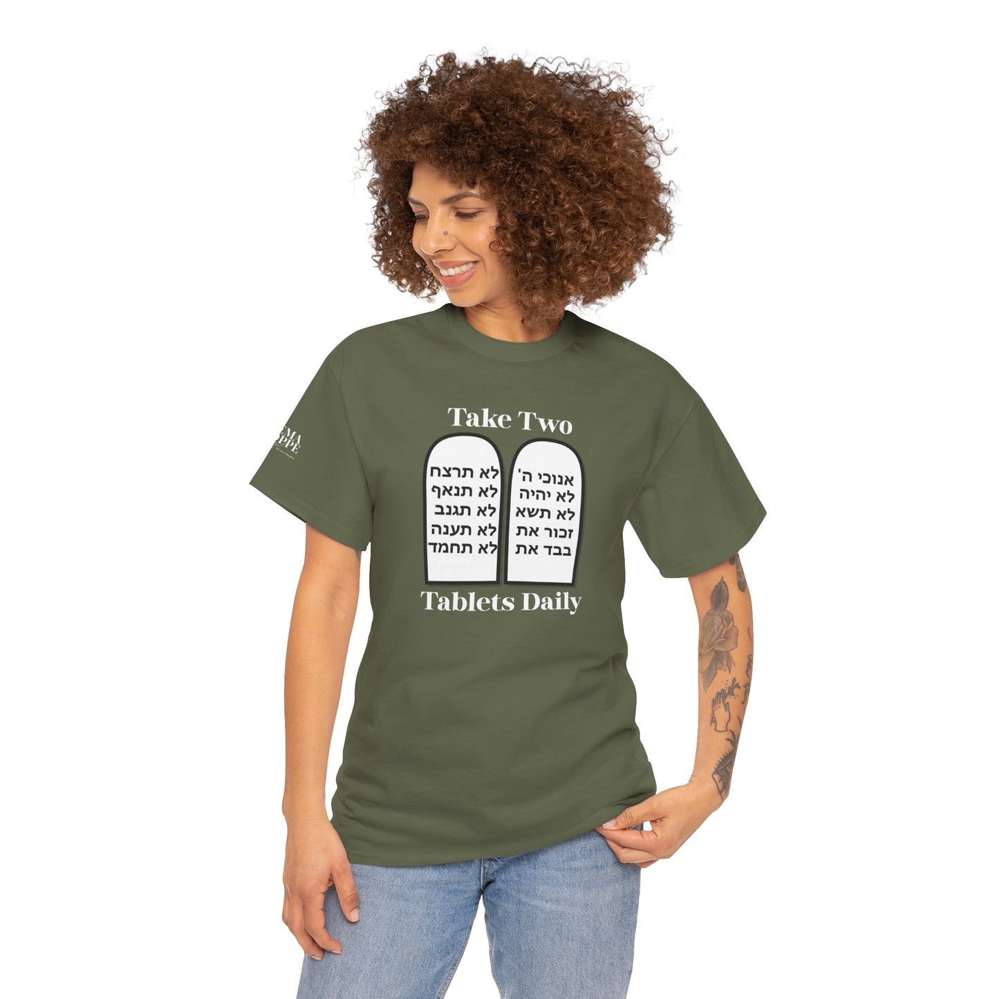 Unisex Tee Take Two Tablets Daily Commandments Shirt