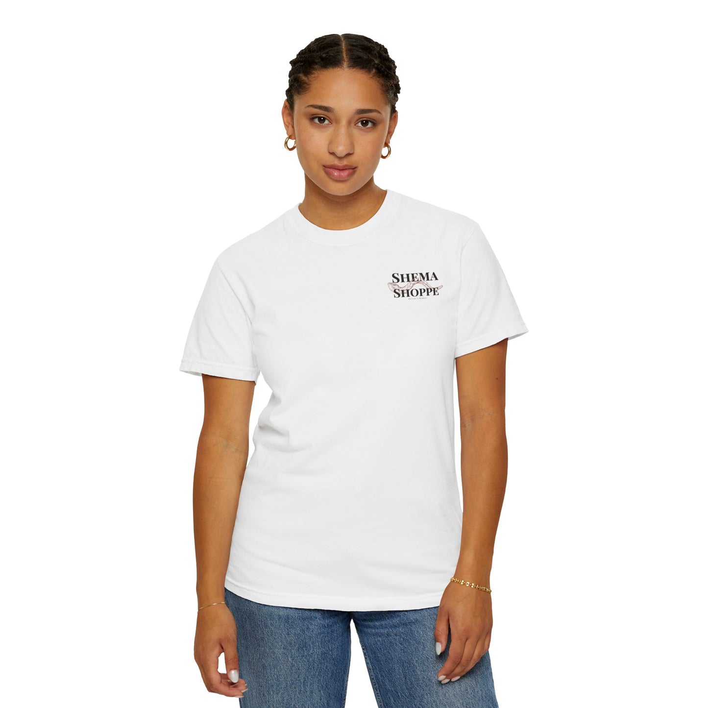 Open your Mouth Garment-Dyed T-Shirt — Rescue the Oppressed Back Print