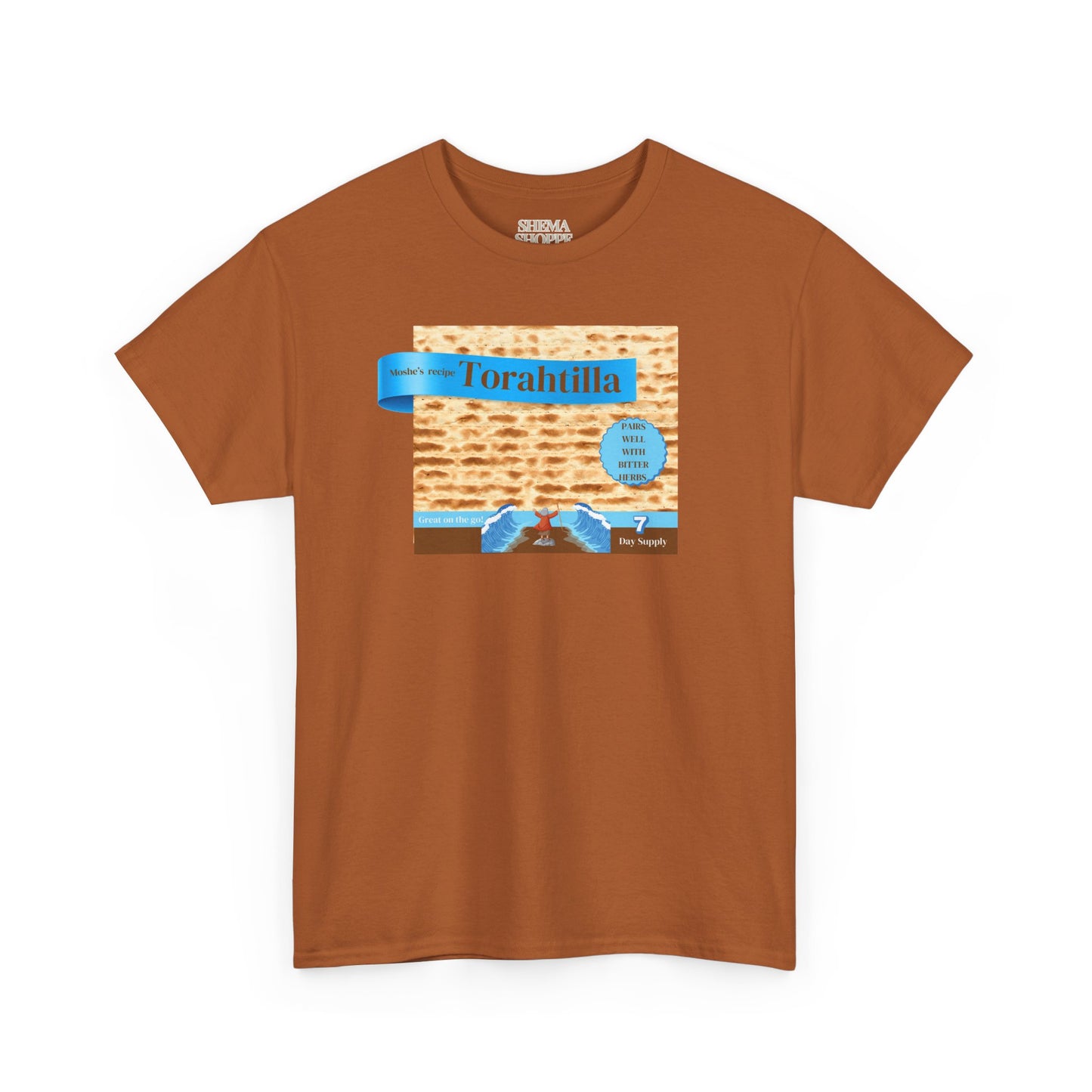 Passover Matzo Unisex Tee - Moshe's Recipe Torahtillas Cotton Funny Shirt