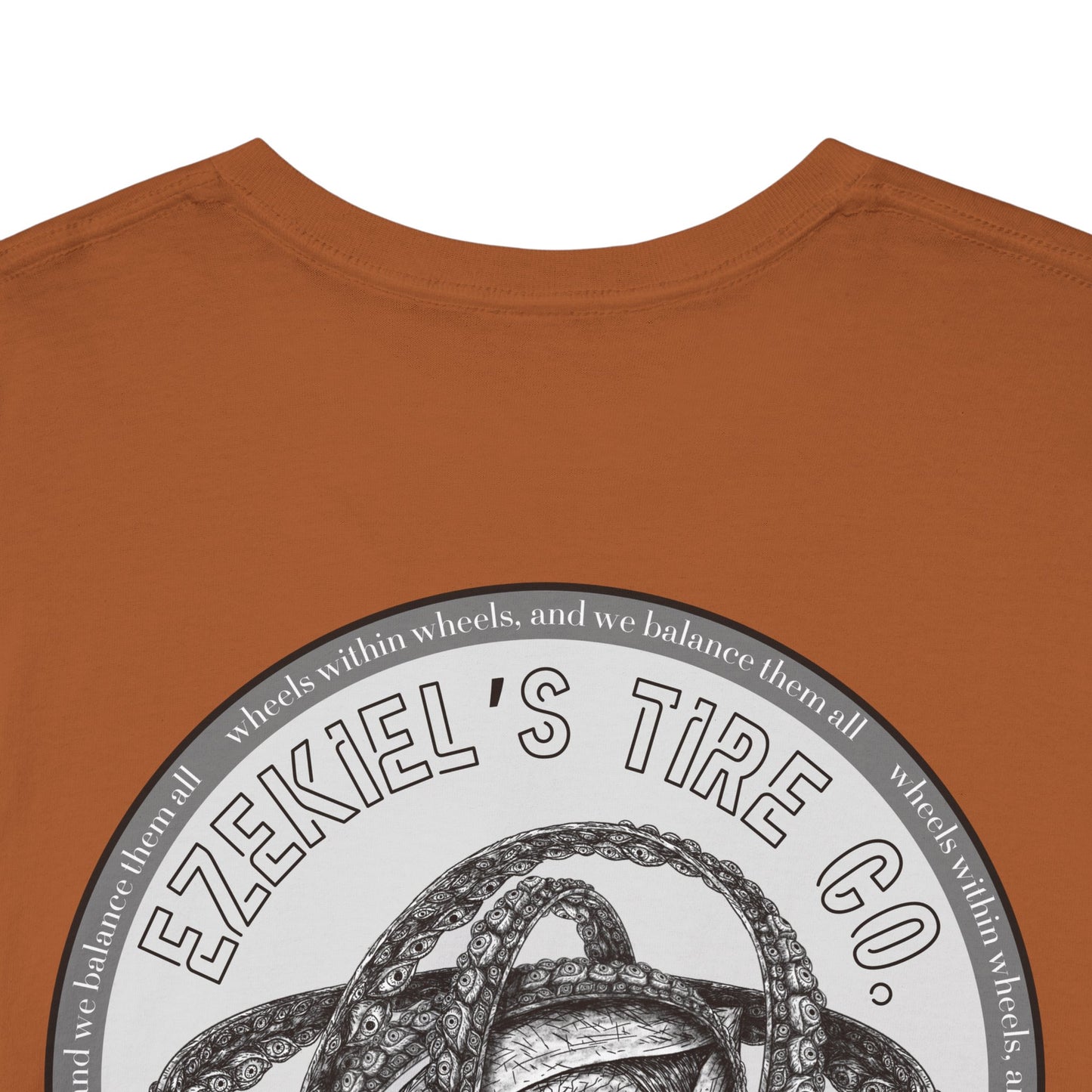 Ezekiel's Tire Company Shirt - Funny Biblical Unisex Cotton Tee