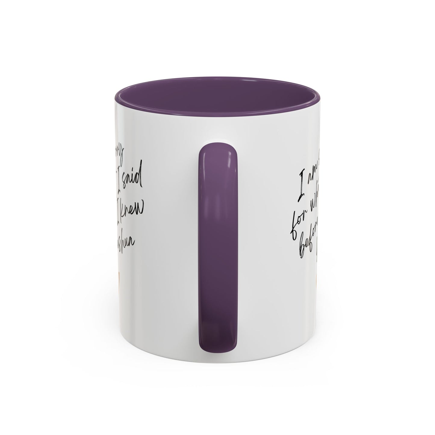I'm Sorry (Yeshua) Accent Coffee Mug (11, 15oz)