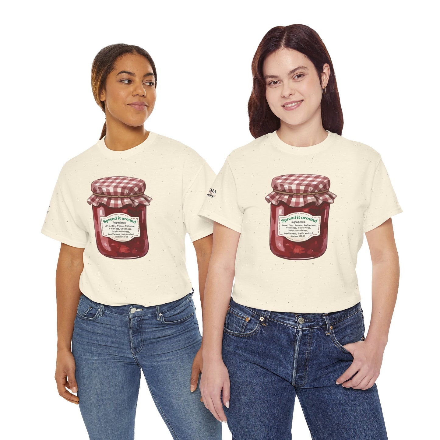 Fruit Of The Spirit Graphic Tee — Vintage Preserves "Spread it Around" T‑Shirt Galations