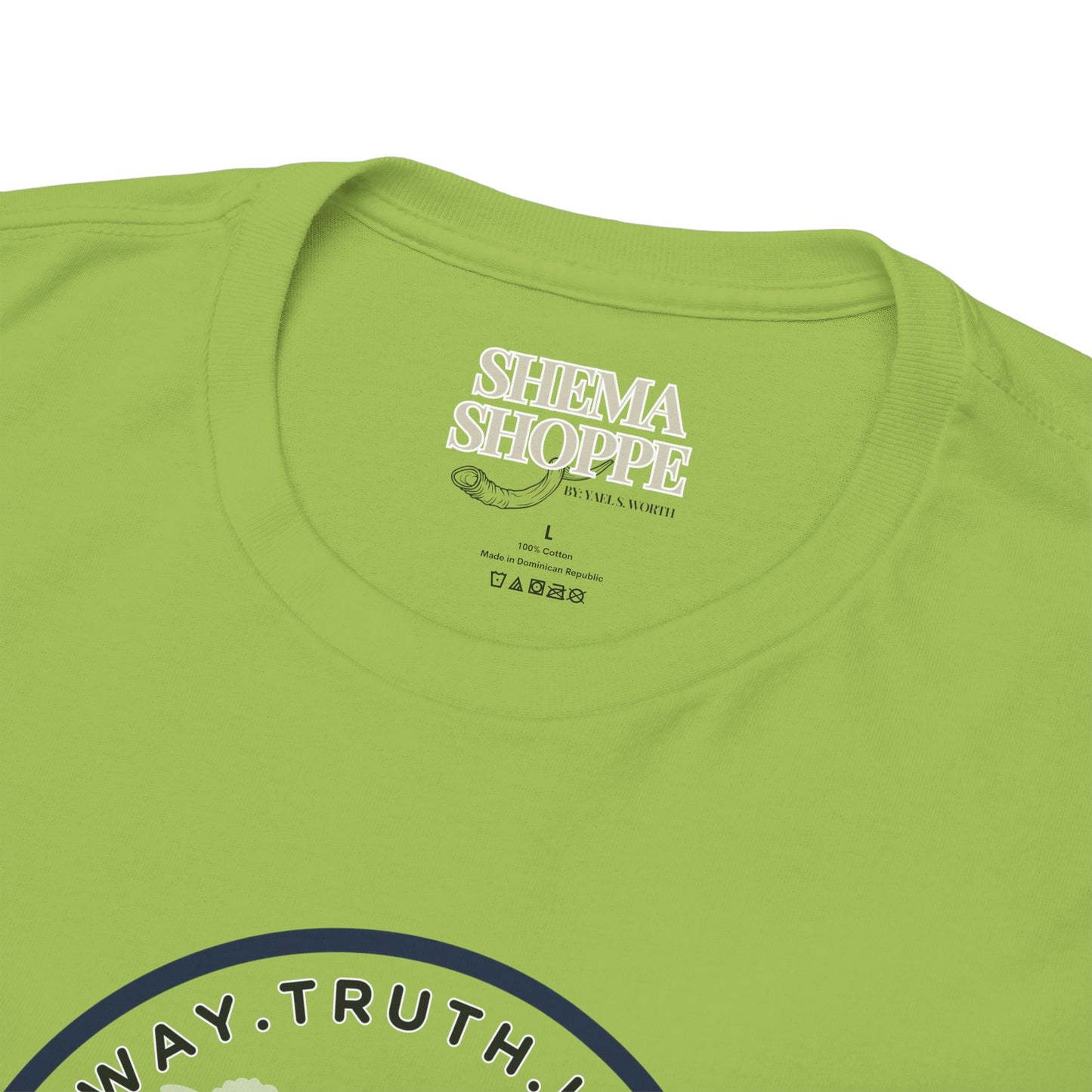 Yeshua 'Way, Truth, Life' Heavy Cotton Graphic Tee