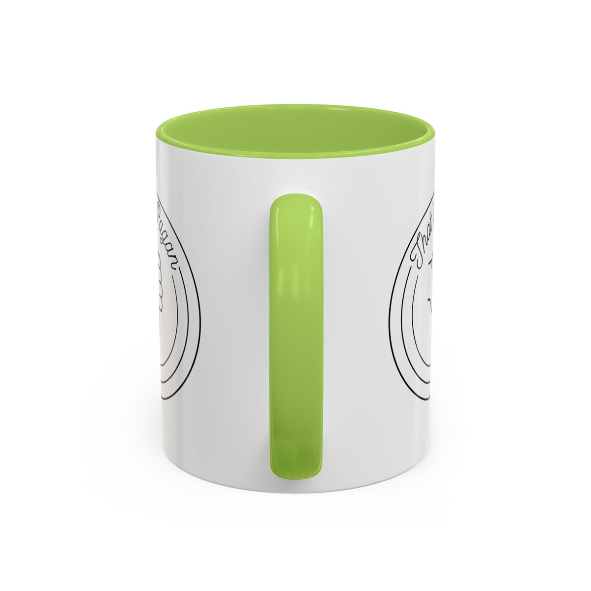 That's Pagan Thumbs Down Accent Coffee Mug