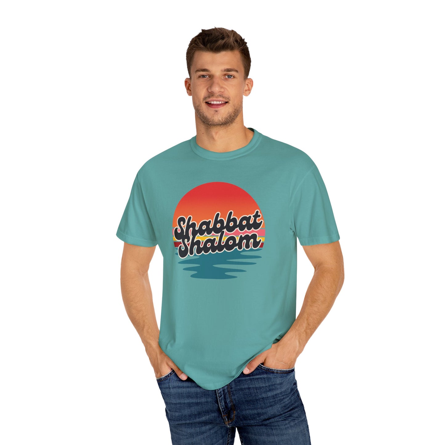 Sunset Shabbat Shalom T-shirt