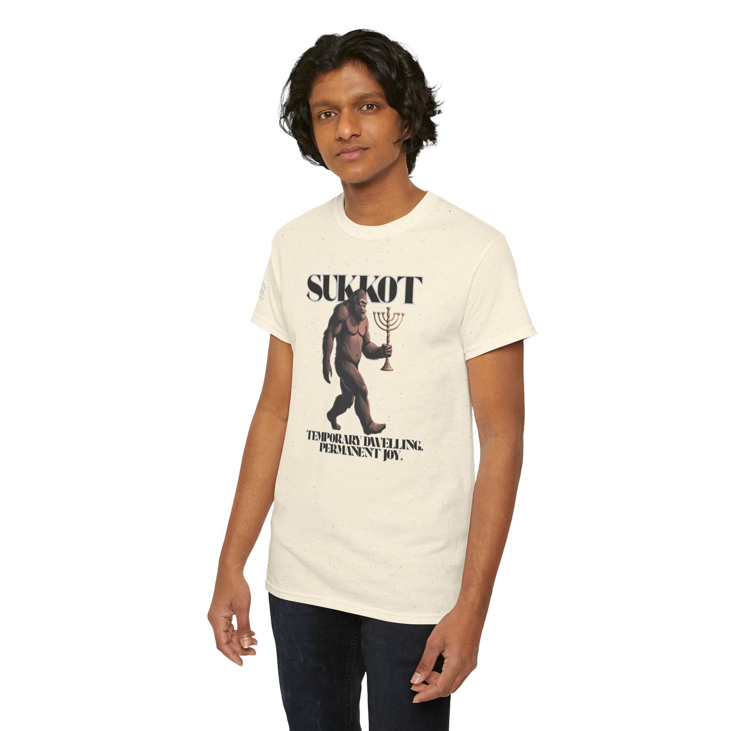 Sukkot Bigfoot Menorah Joy Legendary Shirt