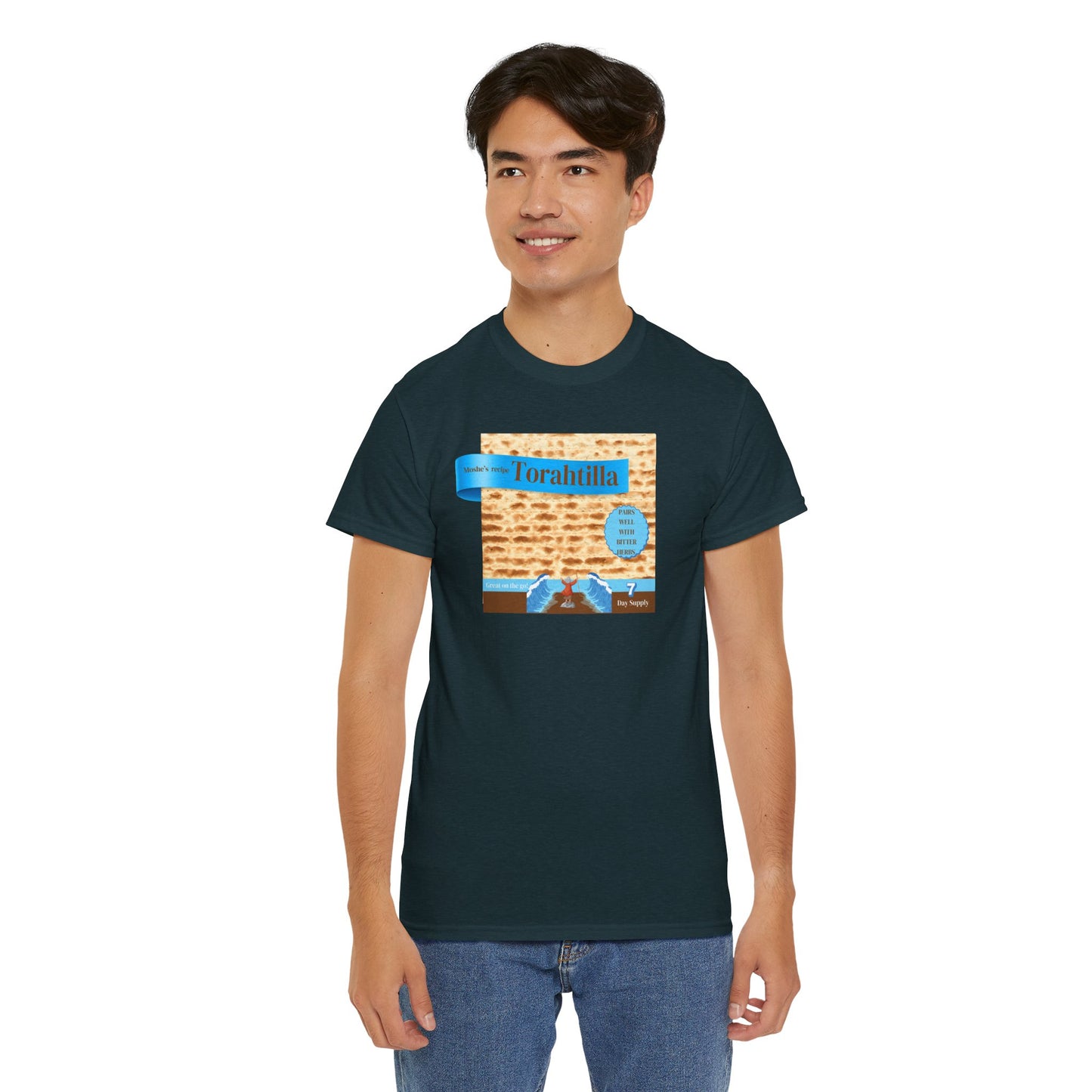 Passover Matzo Unisex Tee - Moshe's Recipe Torahtillas Cotton Funny Shirt