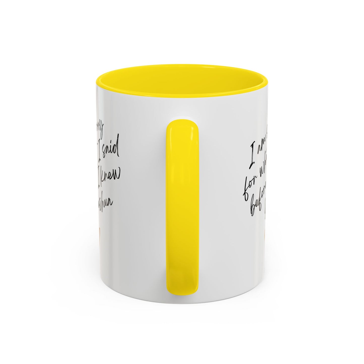 I'm Sorry (Yeshua) Accent Coffee Mug (11, 15oz)