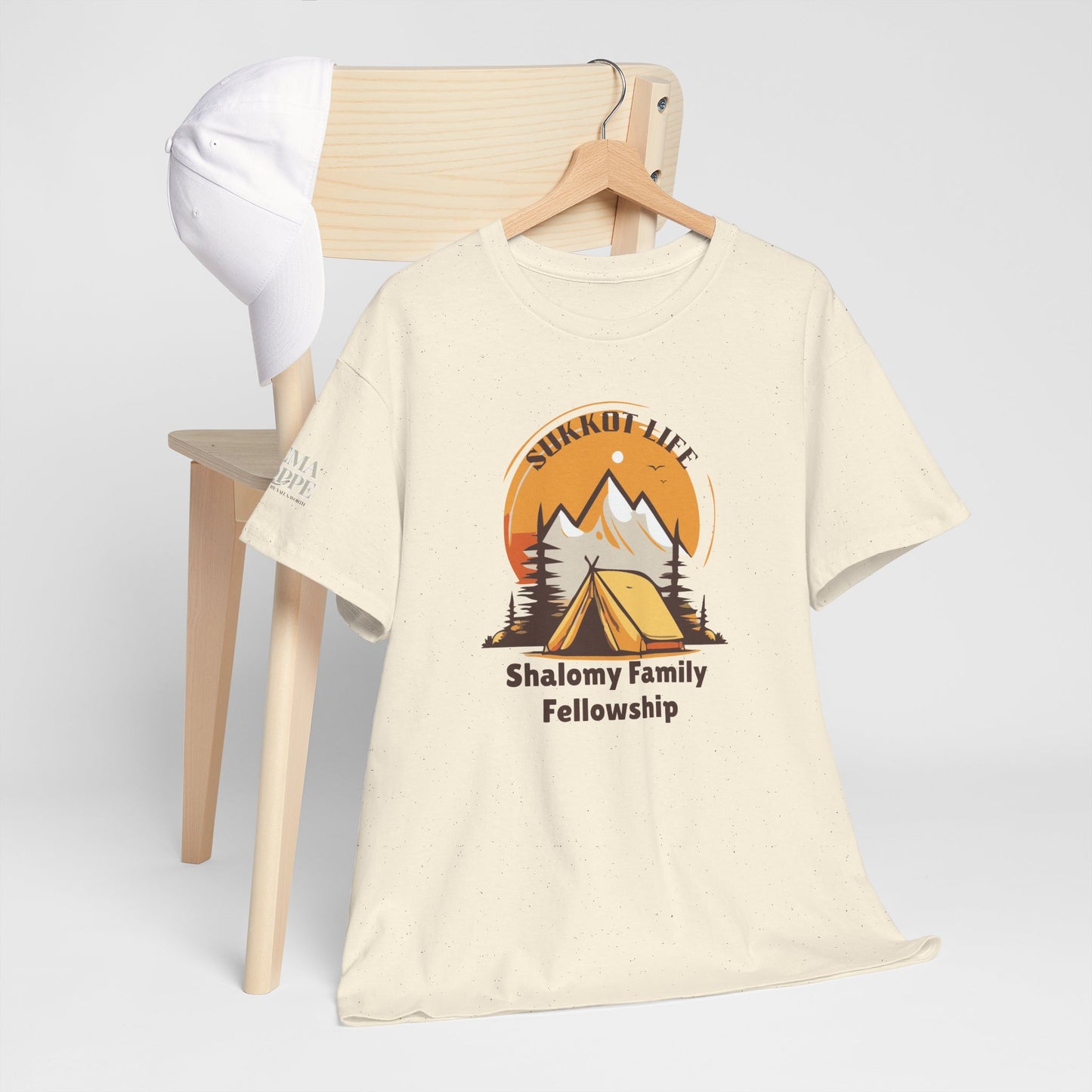 Personalized Sukkot Life Tee - Camping Biblical Feast Fellowship Shirt