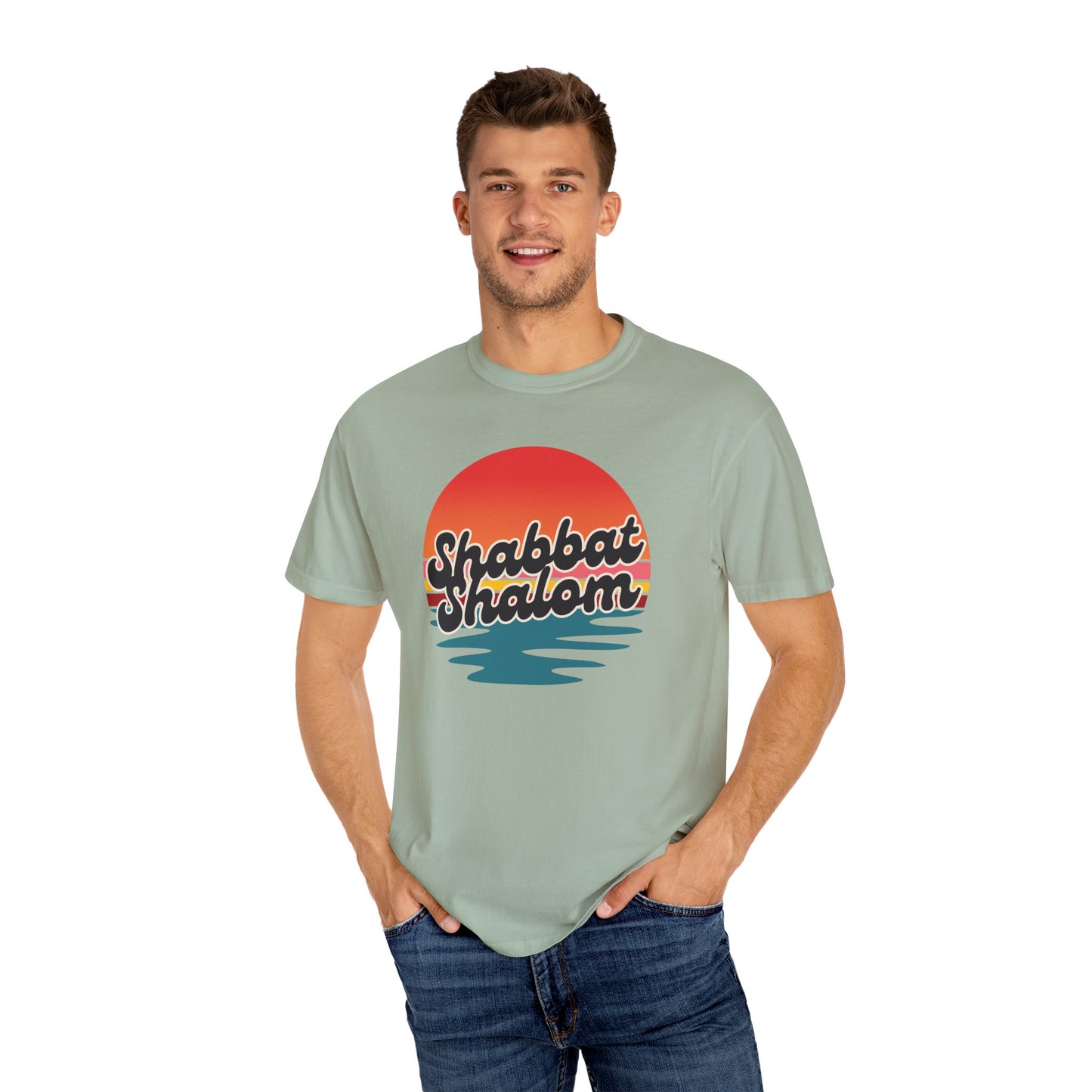 Sunset Shabbat Shalom T-shirt