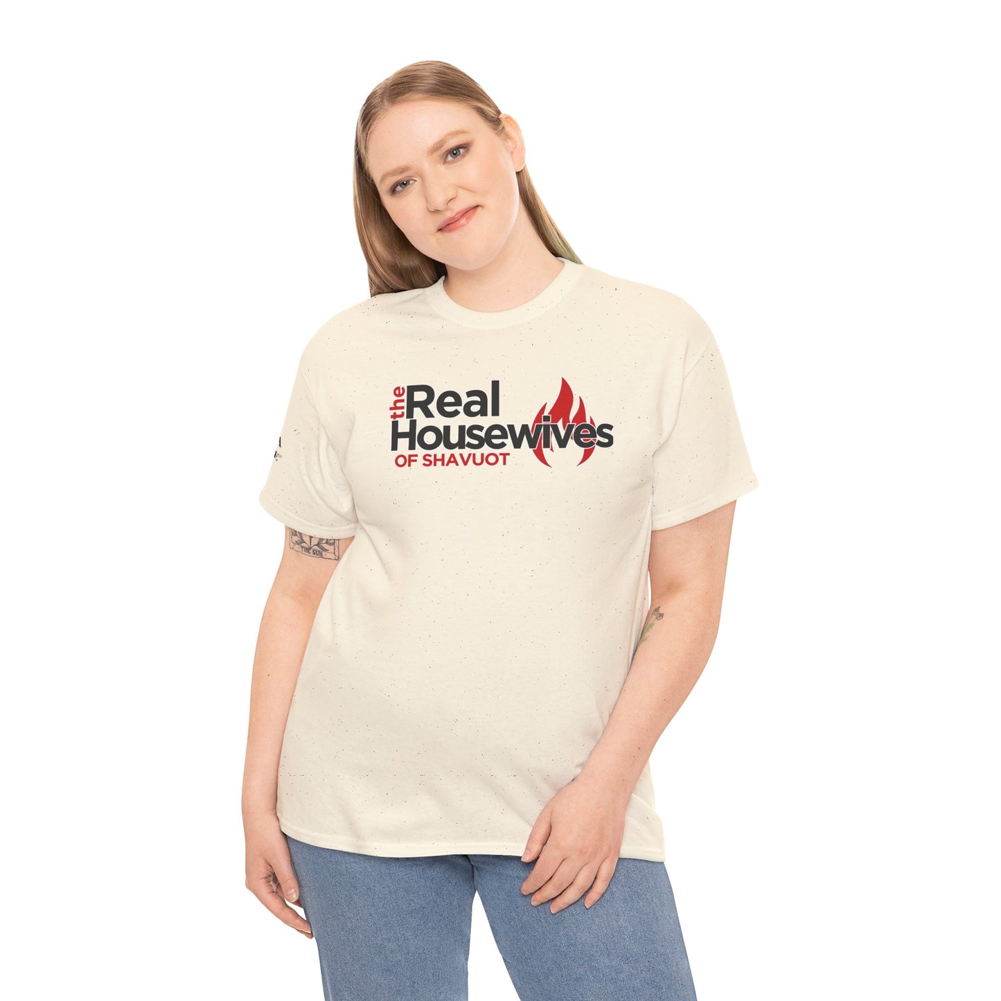 The Real Housewives of Shavuot Flames T‑Shirt Feast of Weeks Biblical Feast