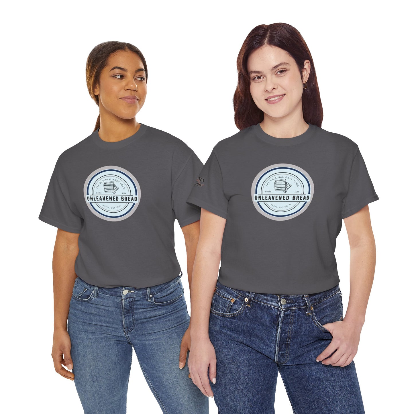 Unleavened Bread Matzo T-Shirt — "Hasty but Good" Passover Biblical Humor Tee