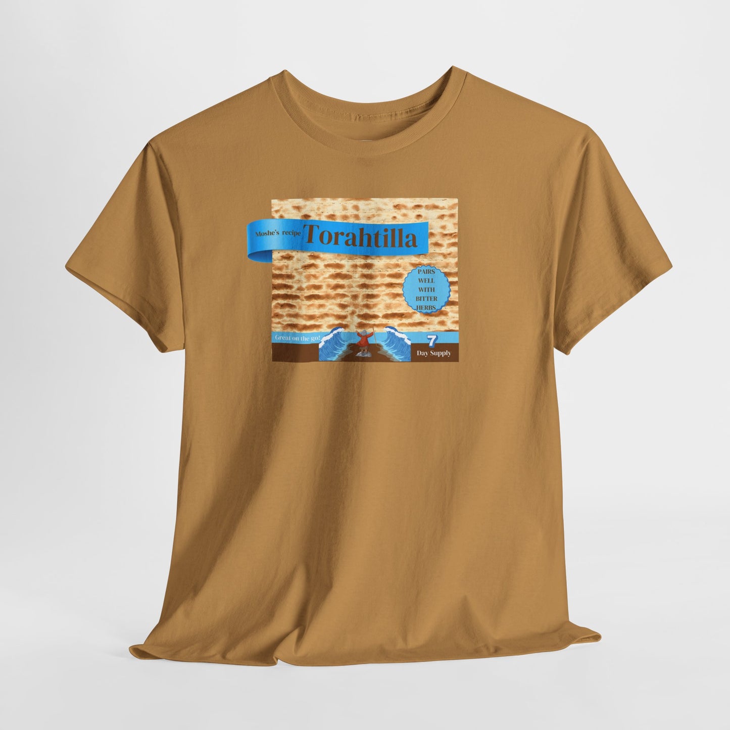 Passover Matzo Unisex Tee - Moshe's Recipe Torahtillas Cotton Funny Shirt