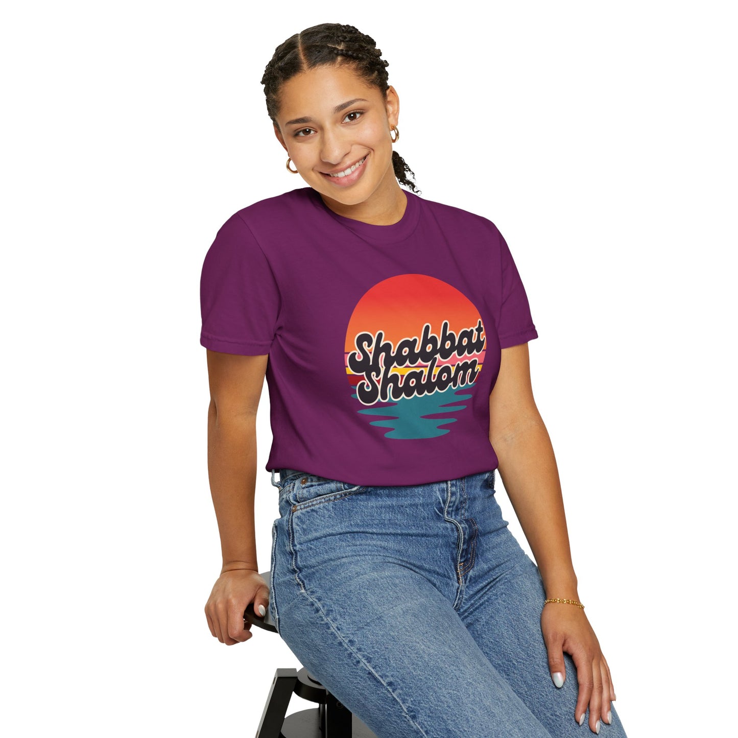 Sunset Shabbat Shalom T-shirt