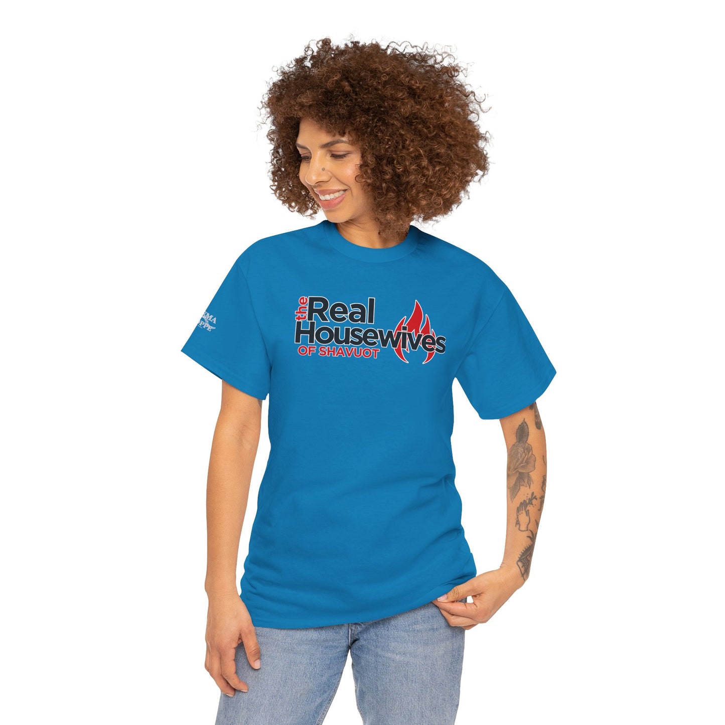 The Real Housewives of Shavuot Flames T‑Shirt Feast of Weeks Biblical Feast