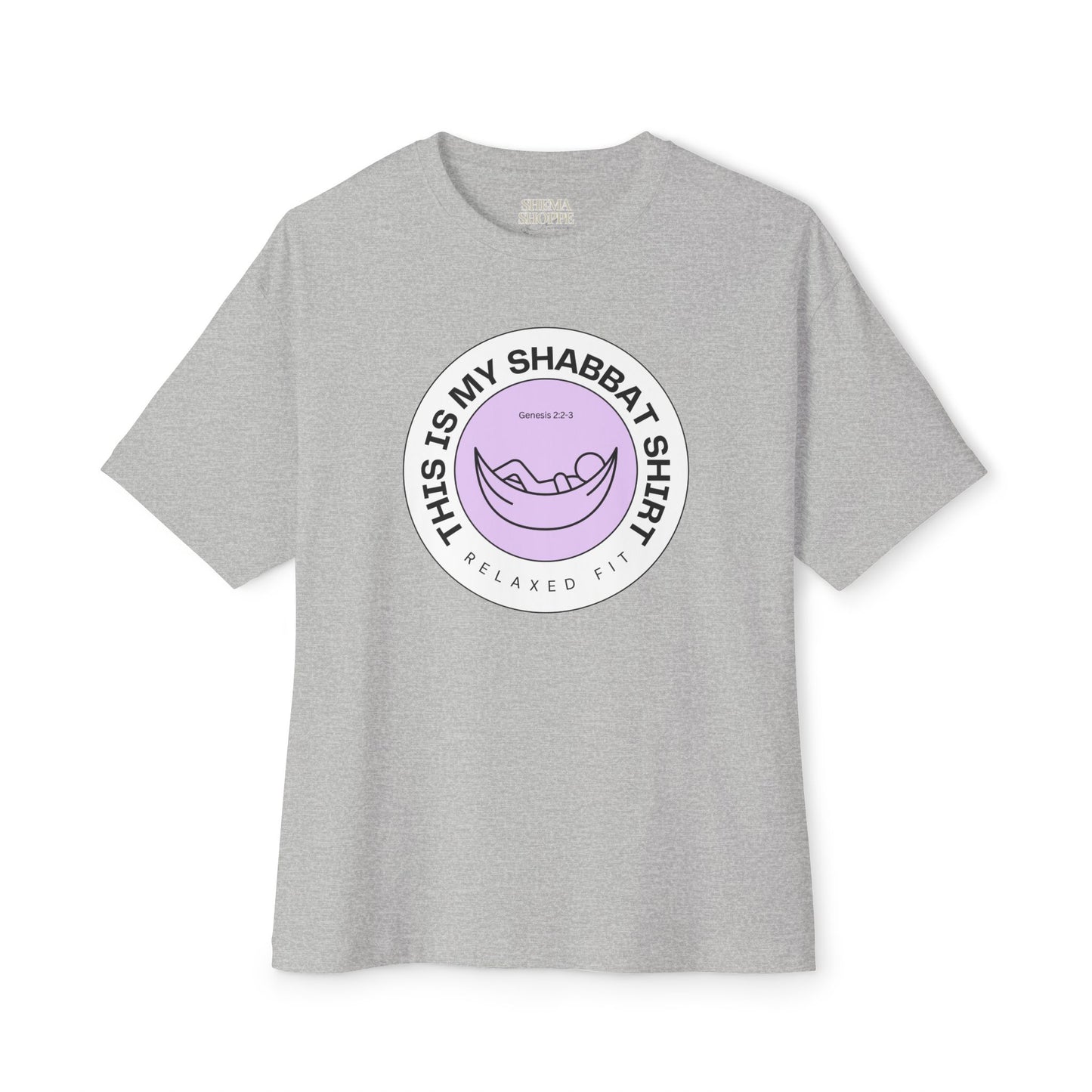 My Shabbat Shirt Unisex Oversized Boxy Tee