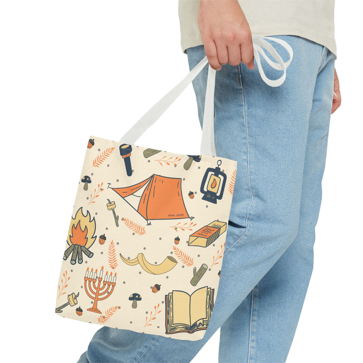 Sukkot Tents Tote Bag (AOP)