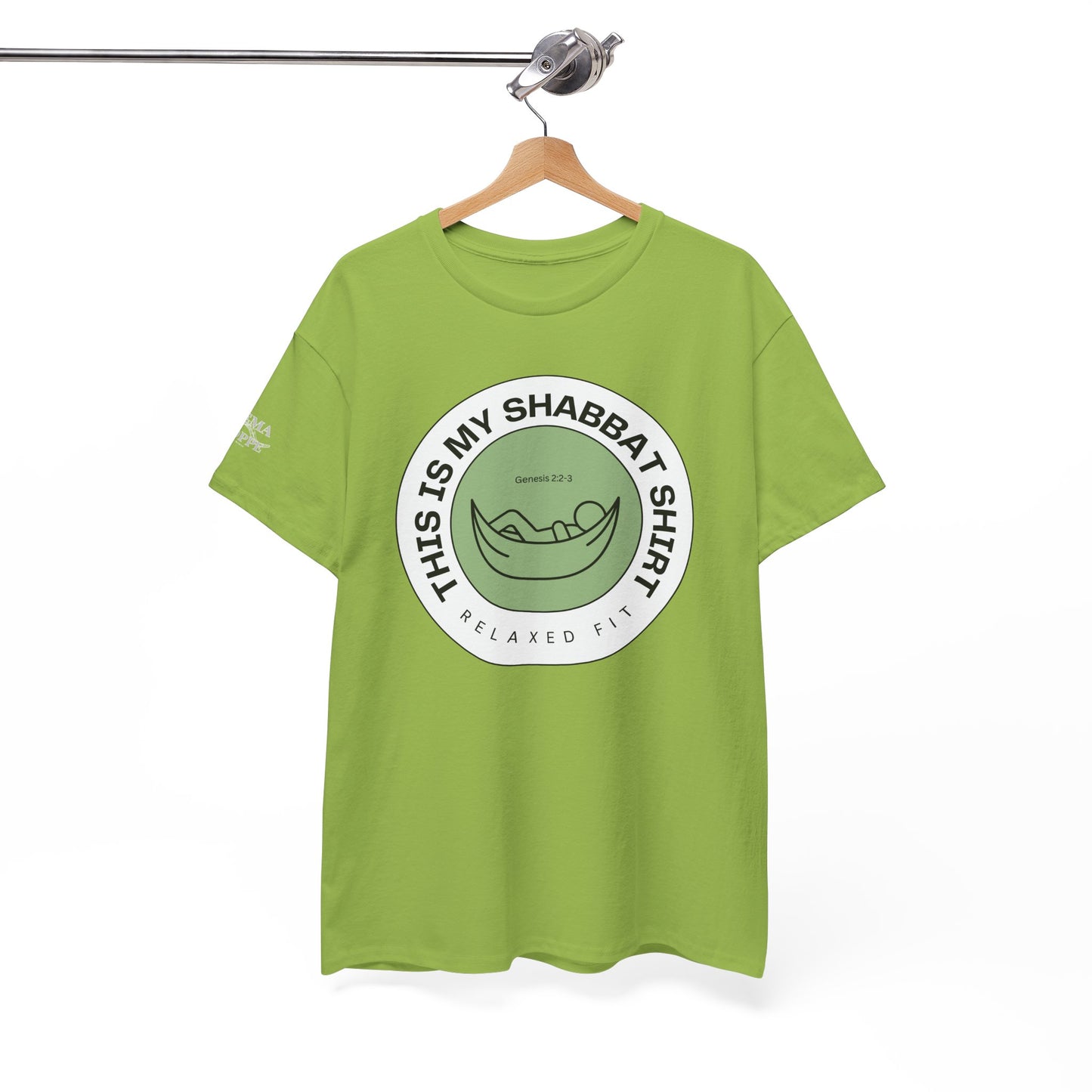 This Is My Shabbat Shirt — Chilling Out Is a Commandment Hammock Sabbath Cotton Tee