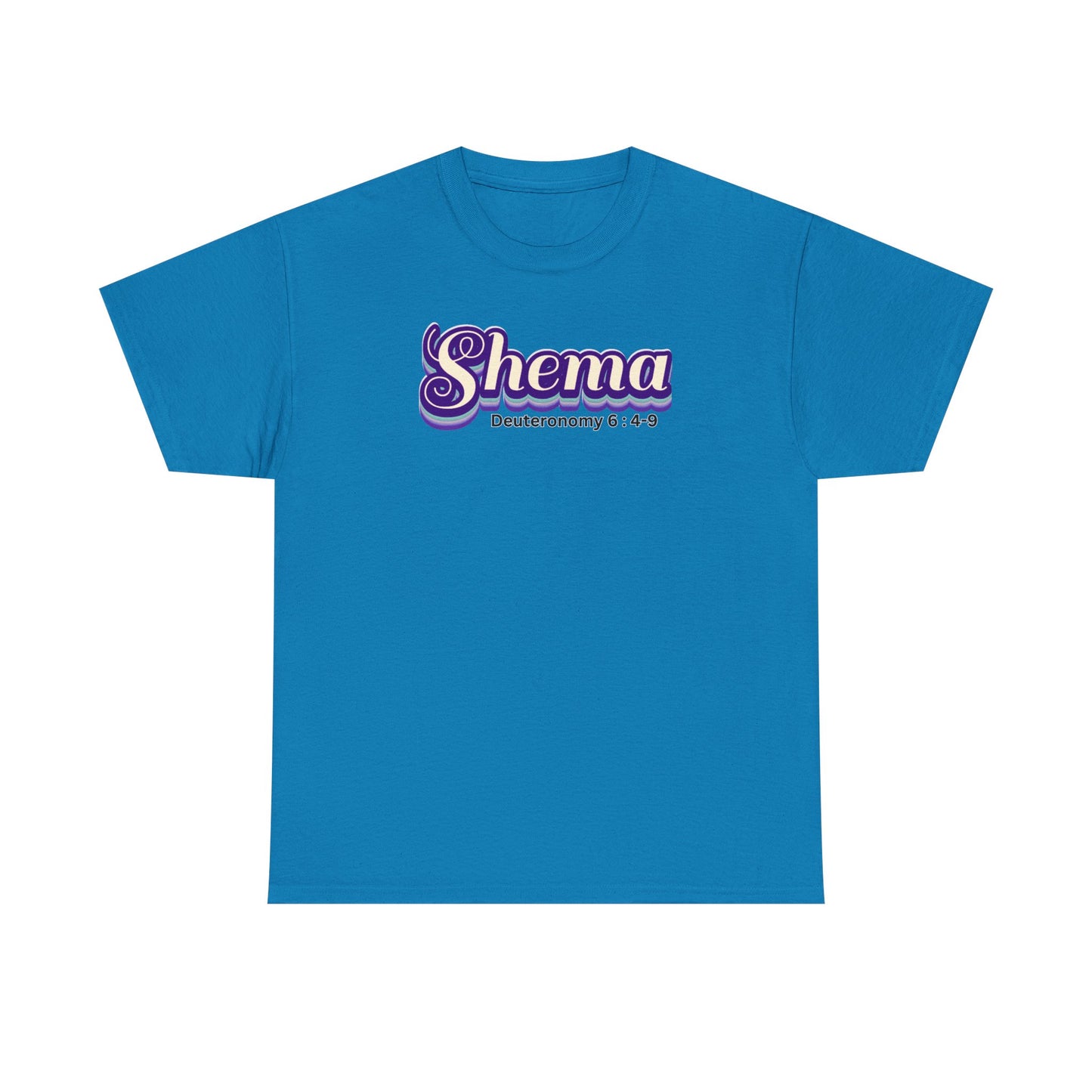 Faded Retro Shema Unisex Heavy Cotton Tee