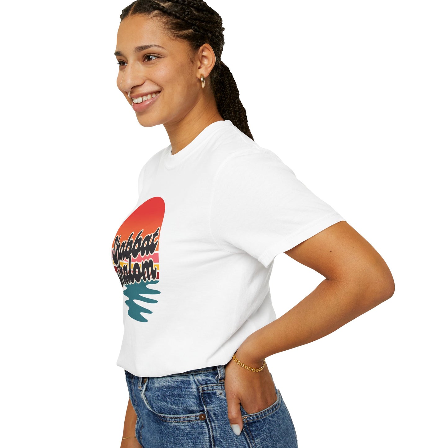 Sunset Shabbat Shalom T-shirt