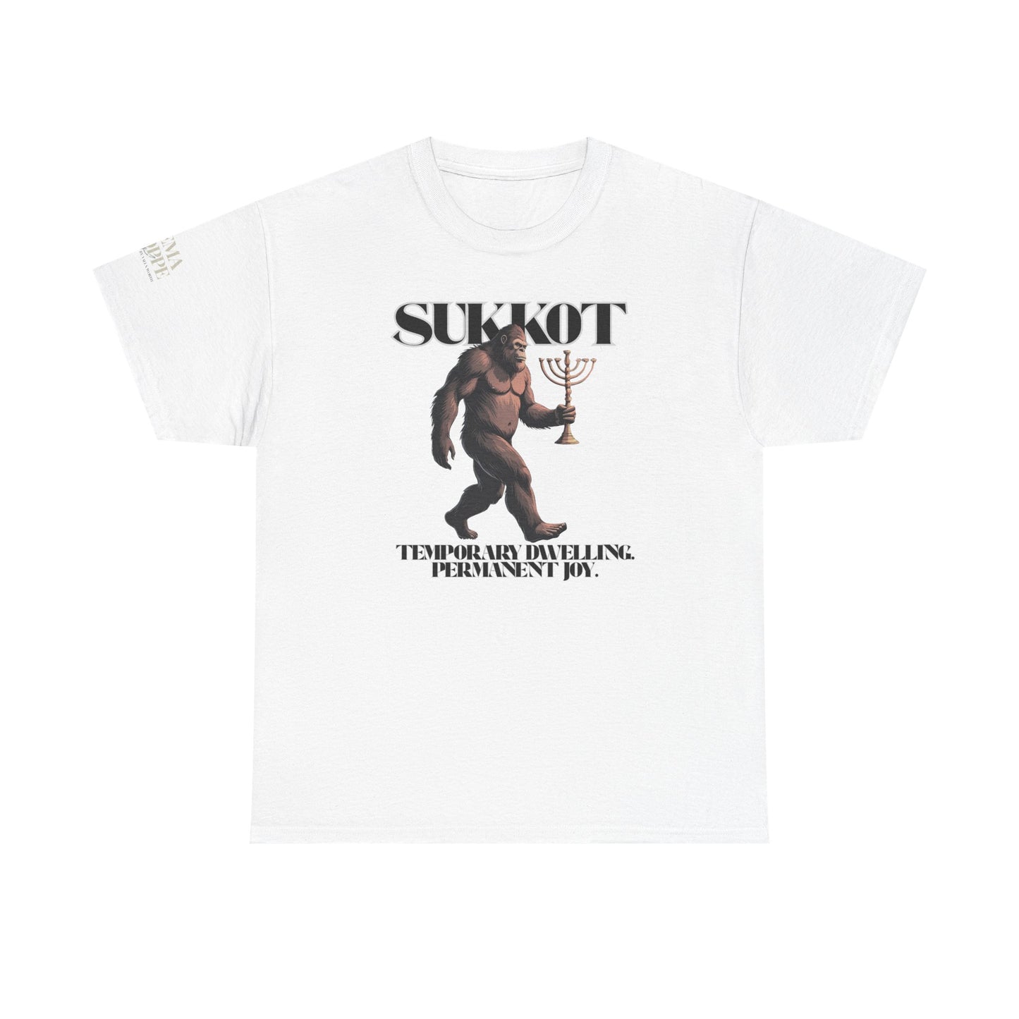 Sukkot Bigfoot Menorah Legendary Joy Shirt