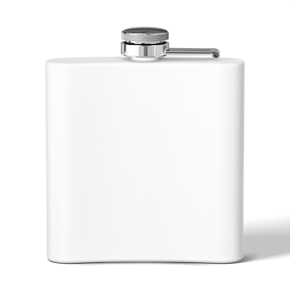 Rejoice Stainless Steel Flask — 6oz Inspirational Biblical Feasts Hip Flask (Deuteronomy 12:7)