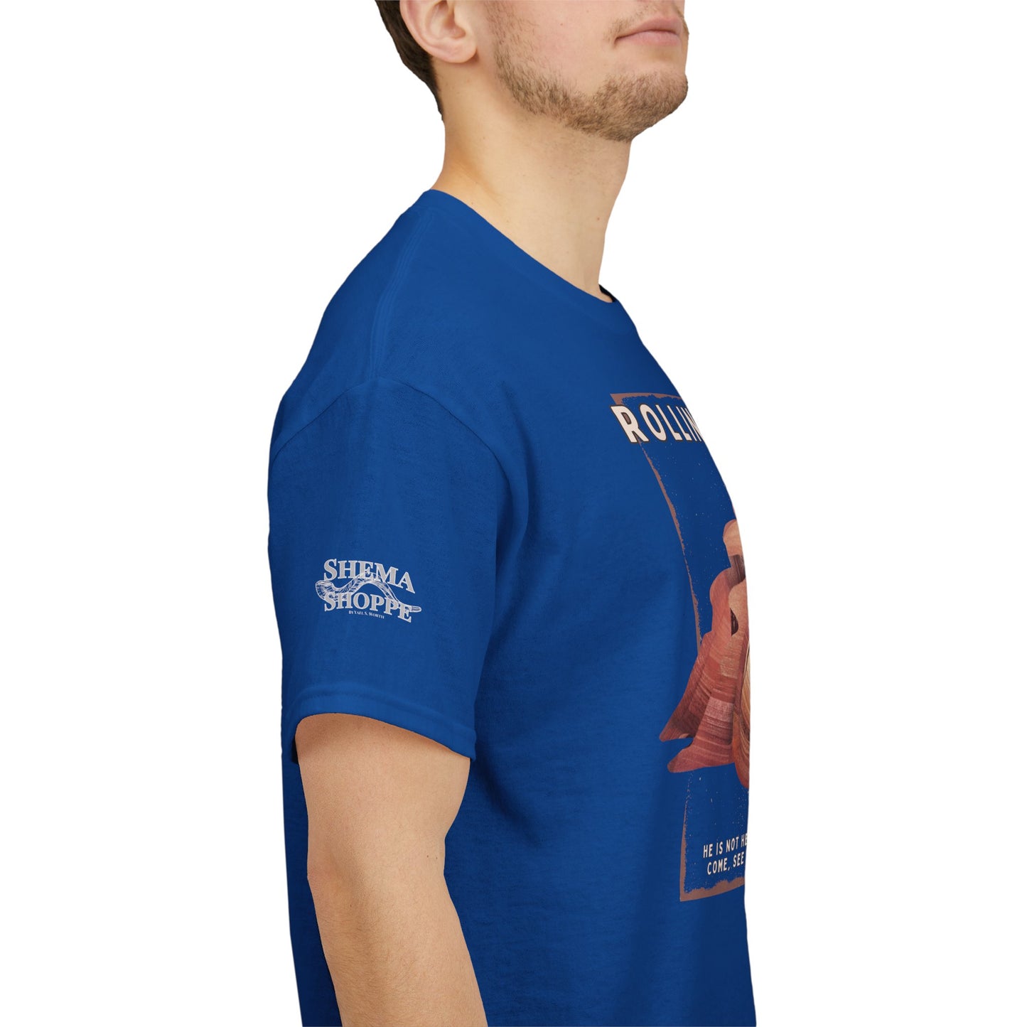 Rolling Stones Since 33 AD Biblical Graphic Tee — "Hebrew Hahas" Vintage Faith Shirt