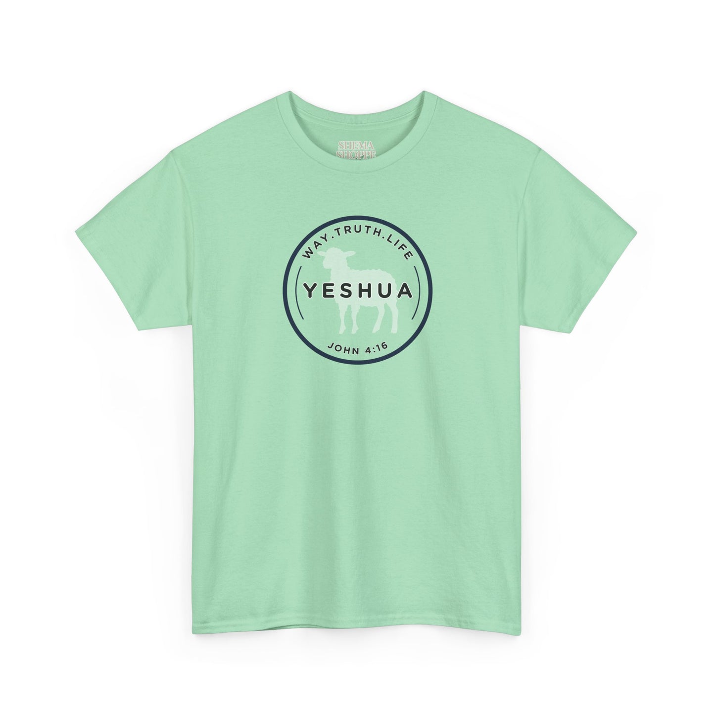 Yeshua 'Way, Truth, Life' Heavy Cotton Graphic Tee
