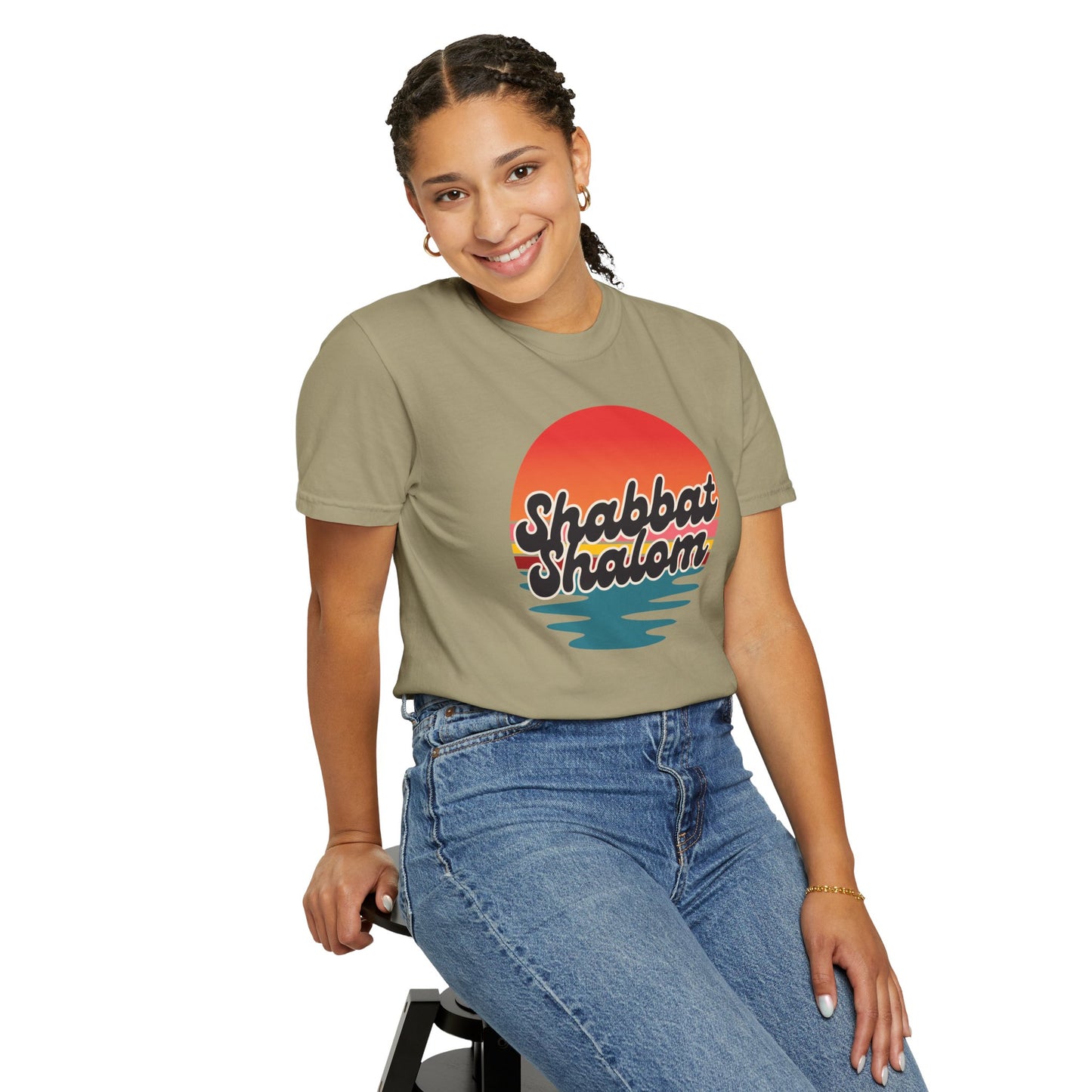 Sunset Shabbat Shalom T-shirt