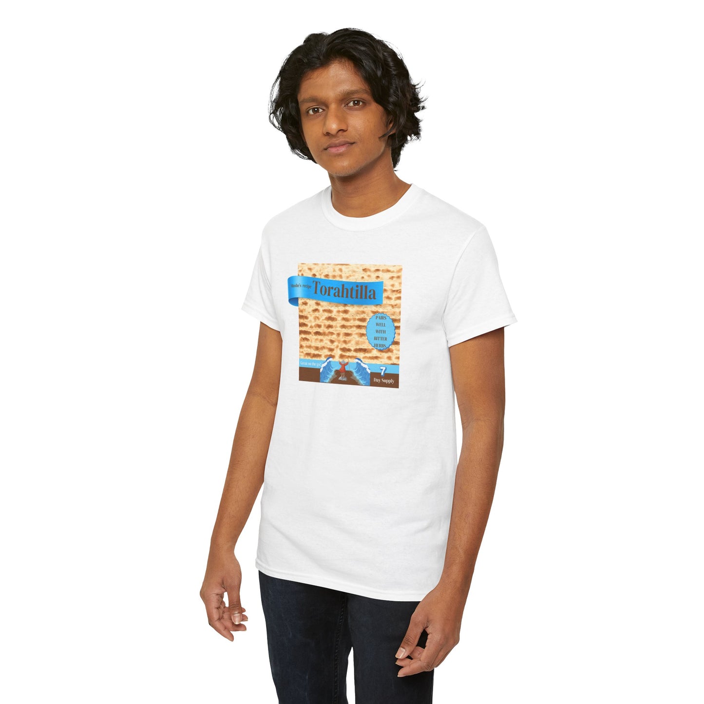 Passover Matzo Unisex Tee - Moshe's Recipe Torahtillas Cotton Funny Shirt
