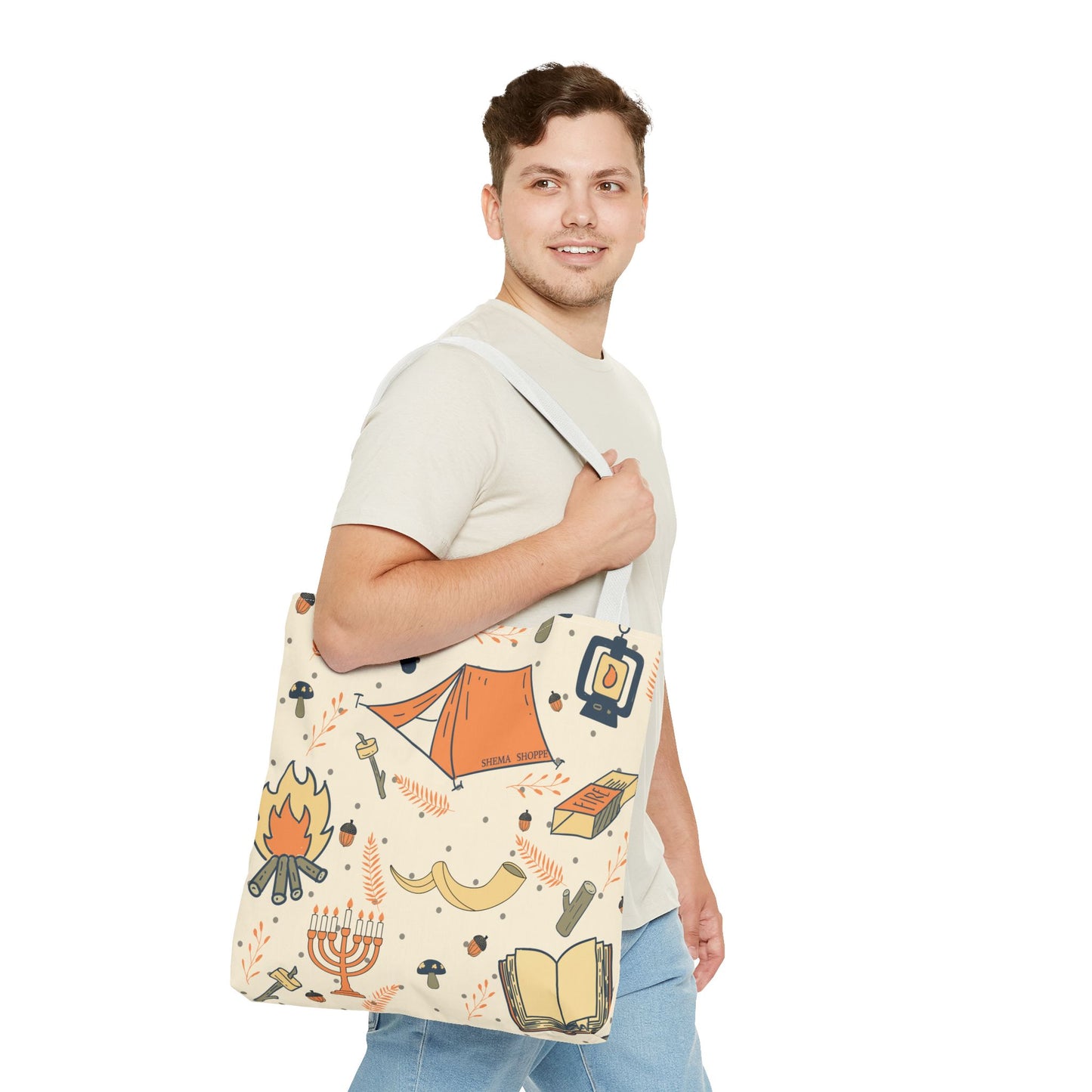 Sukkot Tents Tote Bag (AOP)