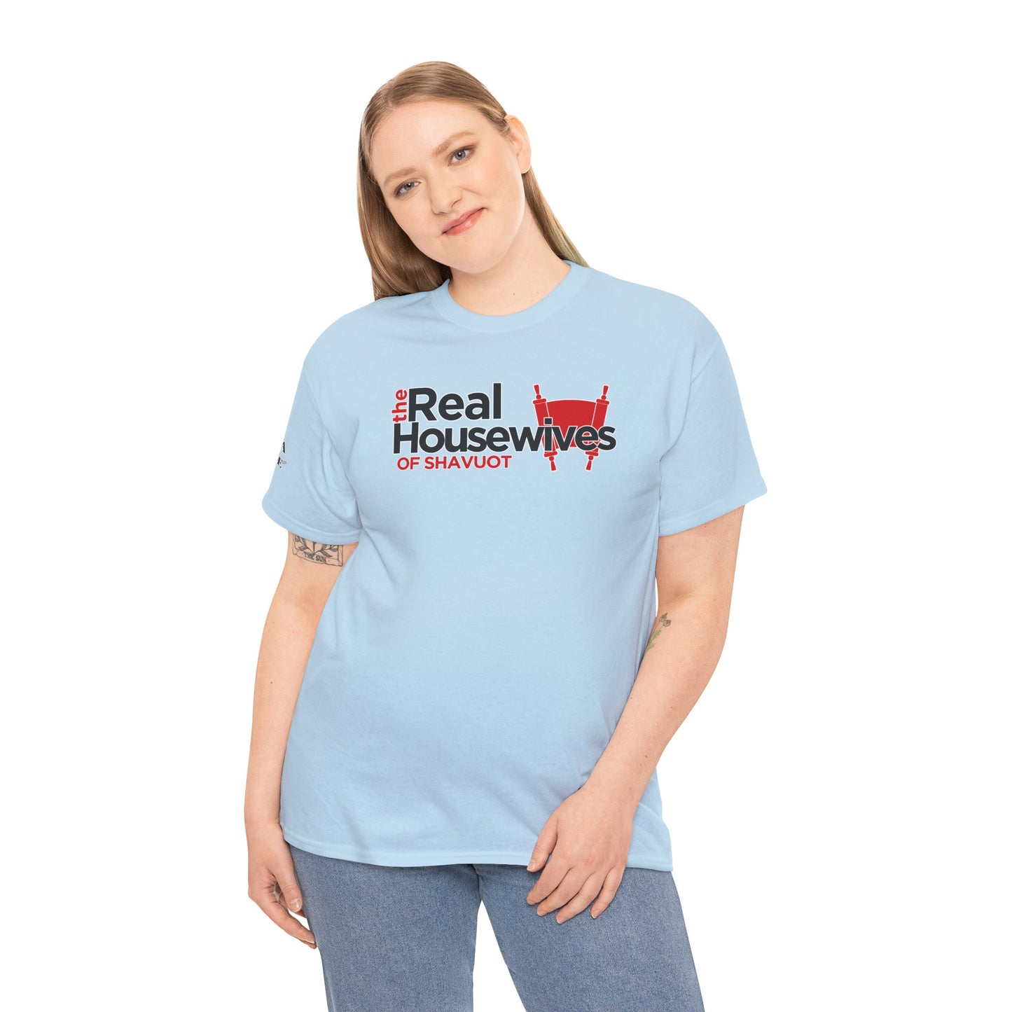 The Real Housewives of Shavuot Torah Scrolls T-Shirt Feast of Weeks Pentecost Cotton Tee