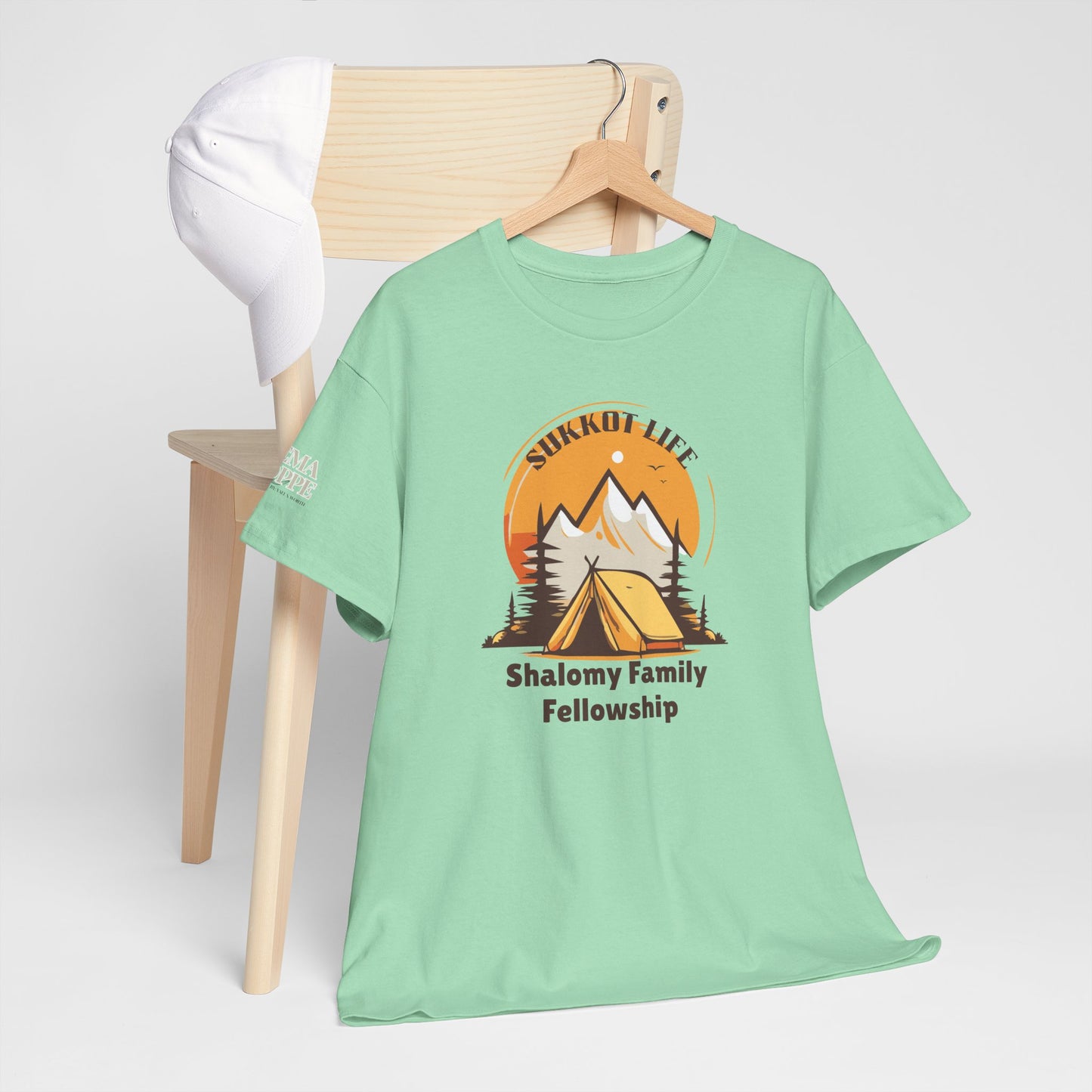 Personalized Sukkot Life Tee - Camping Biblical Feast Fellowship Shirt