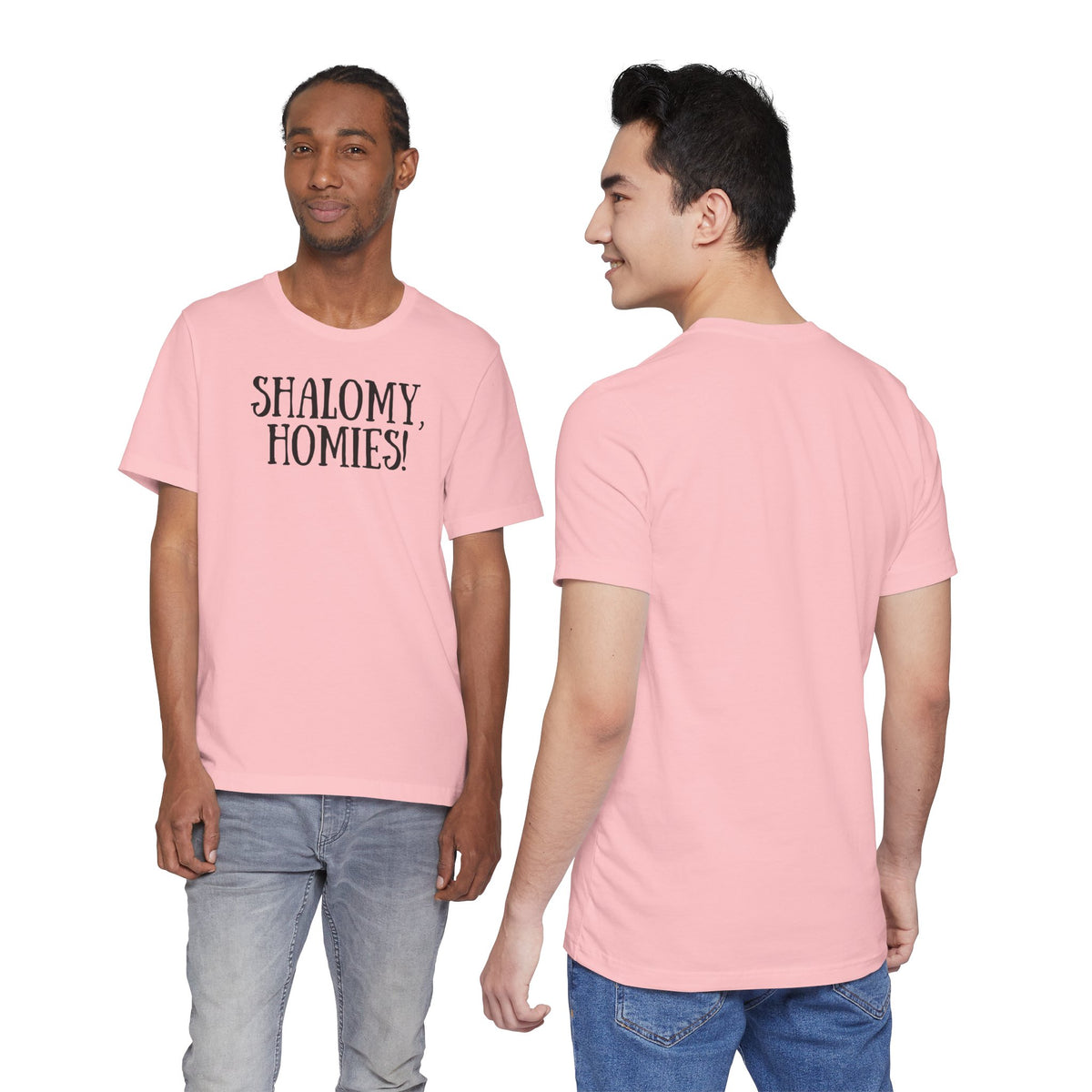Shalomy Homies Tee - Funny Torah Obervant Greeting T-Shirt (Canada)