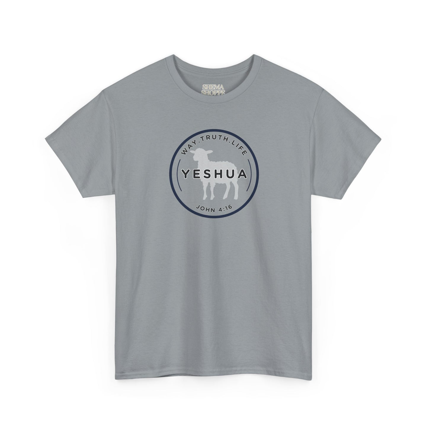 Yeshua 'Way, Truth, Life' Heavy Cotton Graphic Tee
