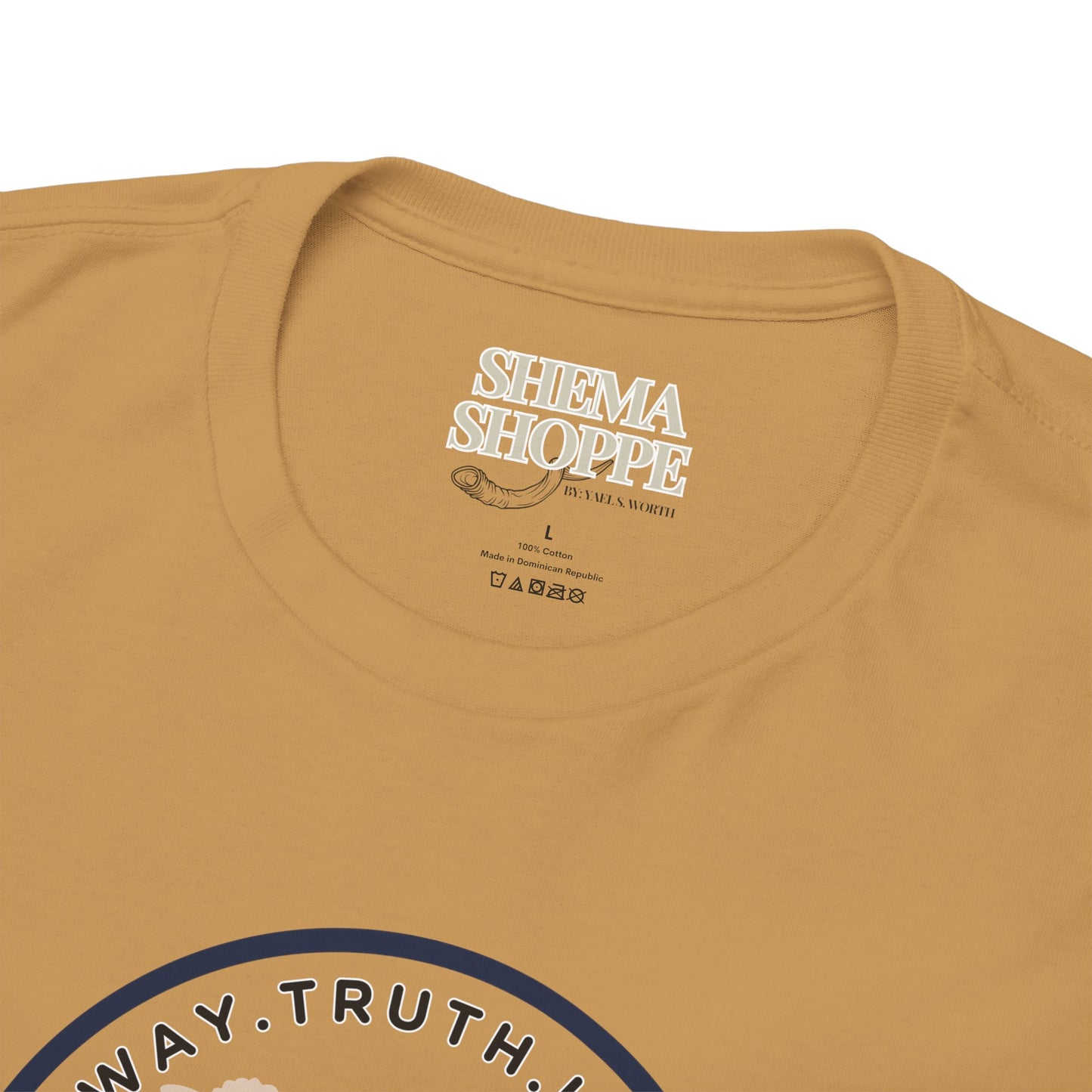 Yeshua 'Way, Truth, Life' Heavy Cotton Graphic Tee