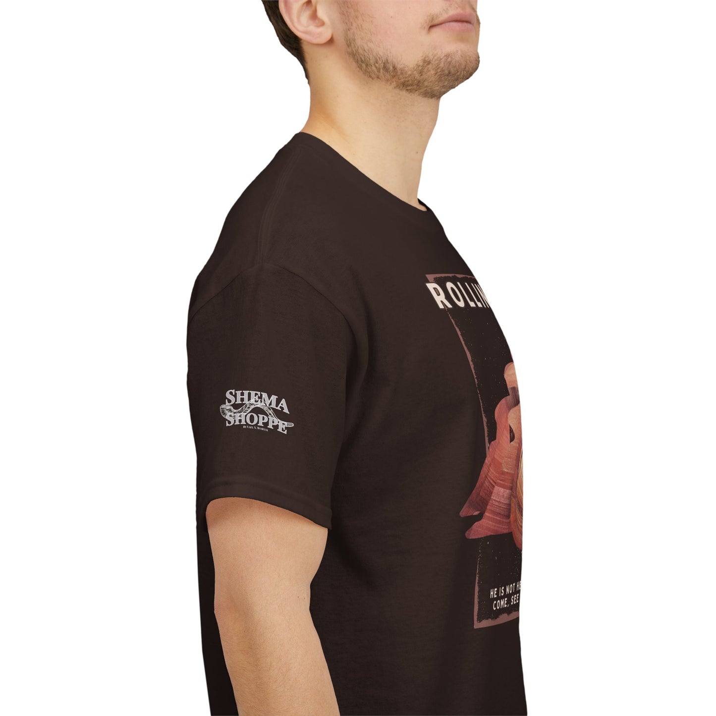 Rolling Stones Since 33 AD Biblical Graphic Tee — "Hebrew Hahas" Vintage Faith Shirt