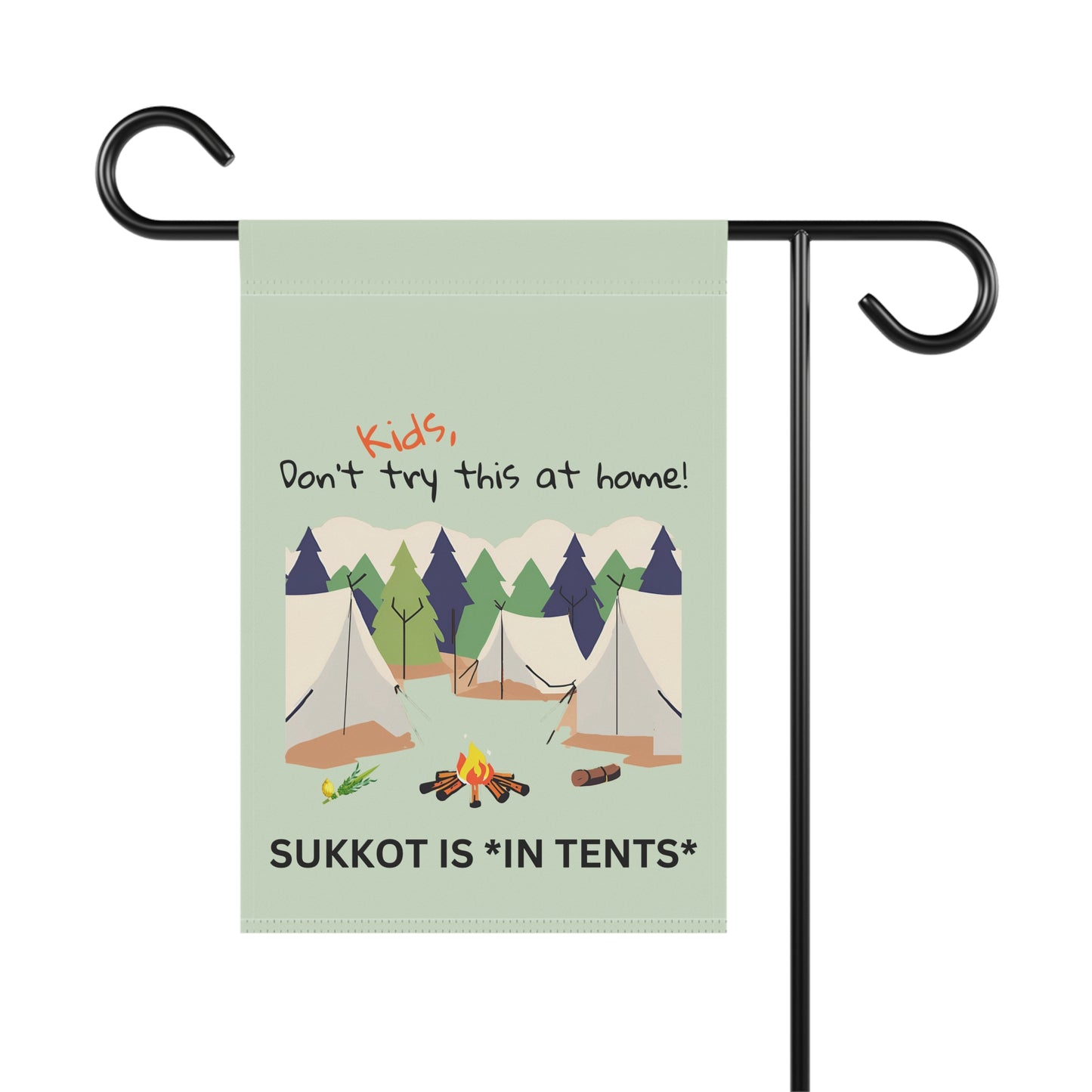 Sukkot is in Tents- Garden & House Banner