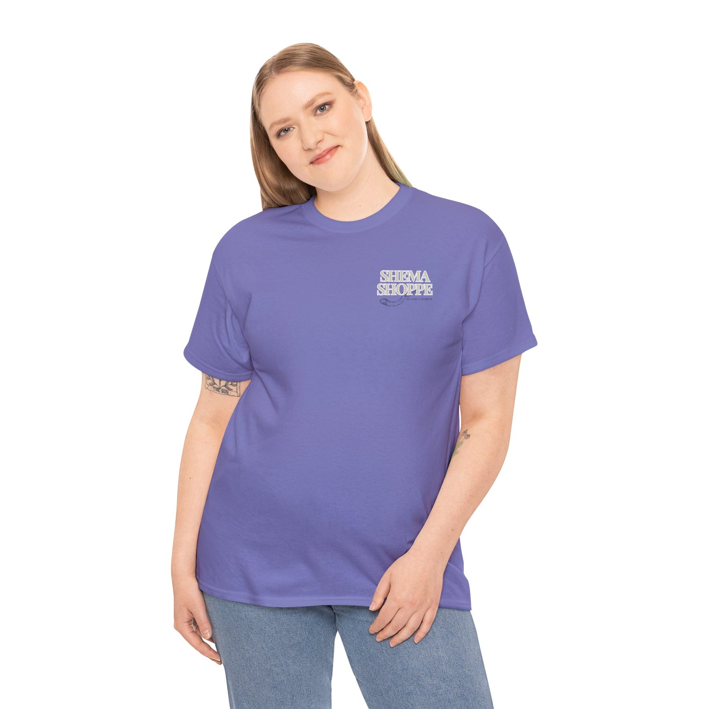 'Jael Time' Humorous Bible Story T-Shirt with Tent Peg and Hammer Design Cotton Tee