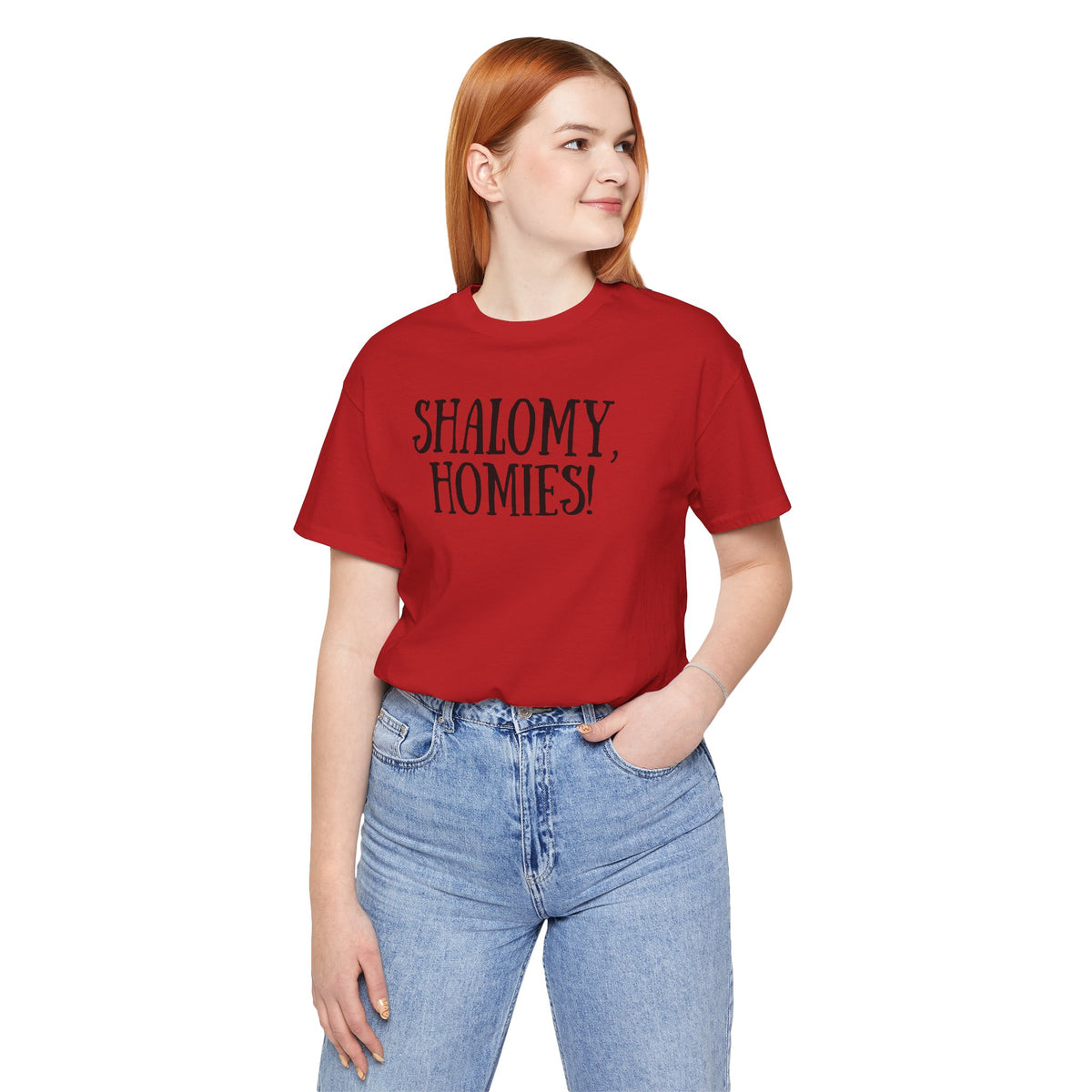 Shalomy Homies Tee - Funny Torah Obervant Greeting T-Shirt (Canada)