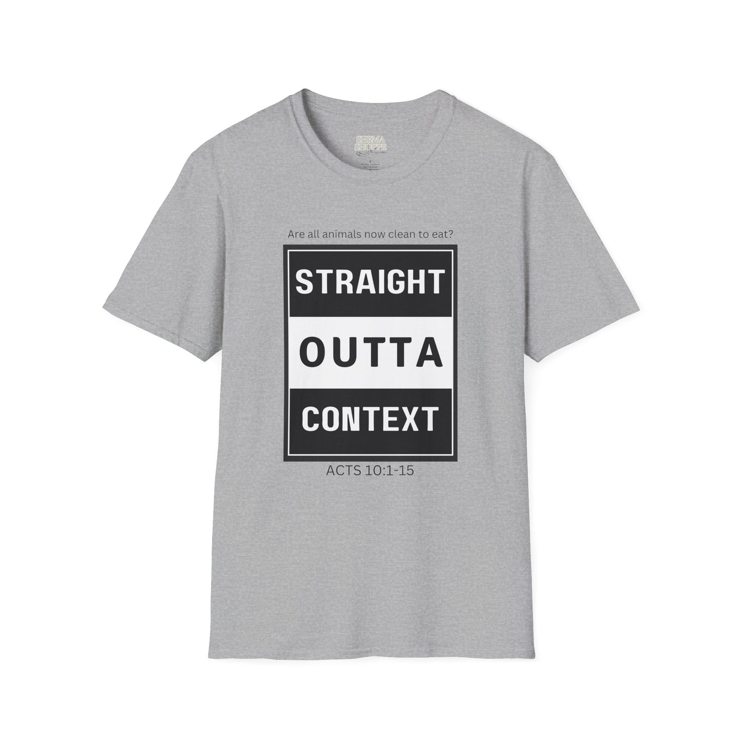 Straight Outta Context Unisex Softstyle T-Shirt