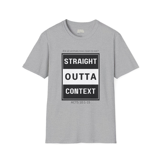 Straight Outta Context Unisex Softstyle T-Shirt