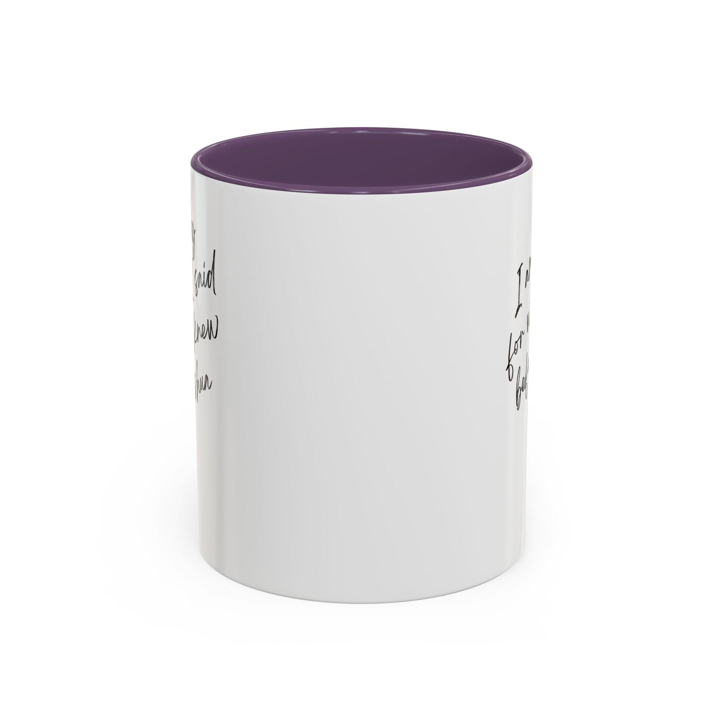 I'm Sorry (Yahshua) Accent Coffee Mug (11, 15oz)