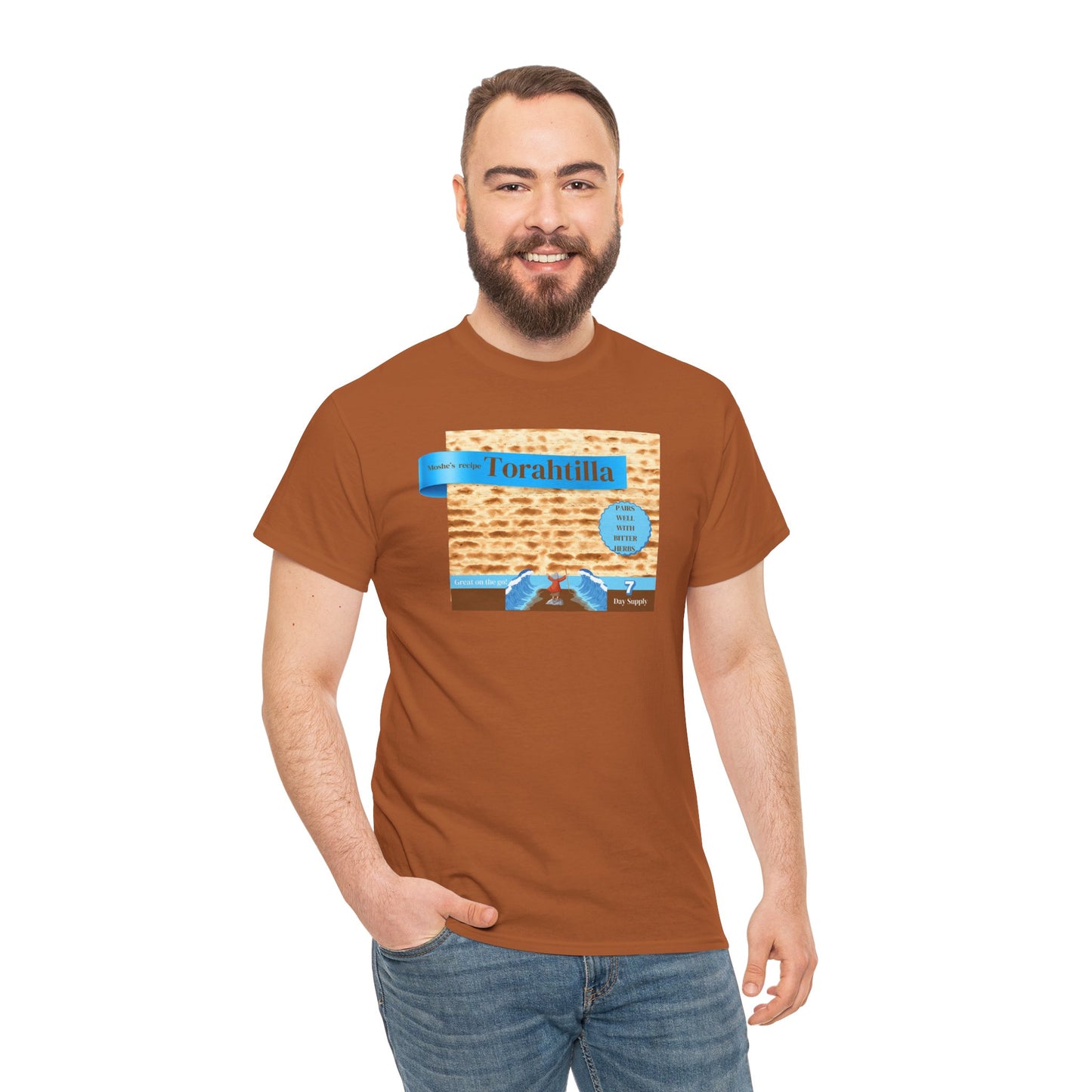 Passover Matzo Unisex Tee - Moshe's Recipe Torahtillas Cotton Funny Shirt