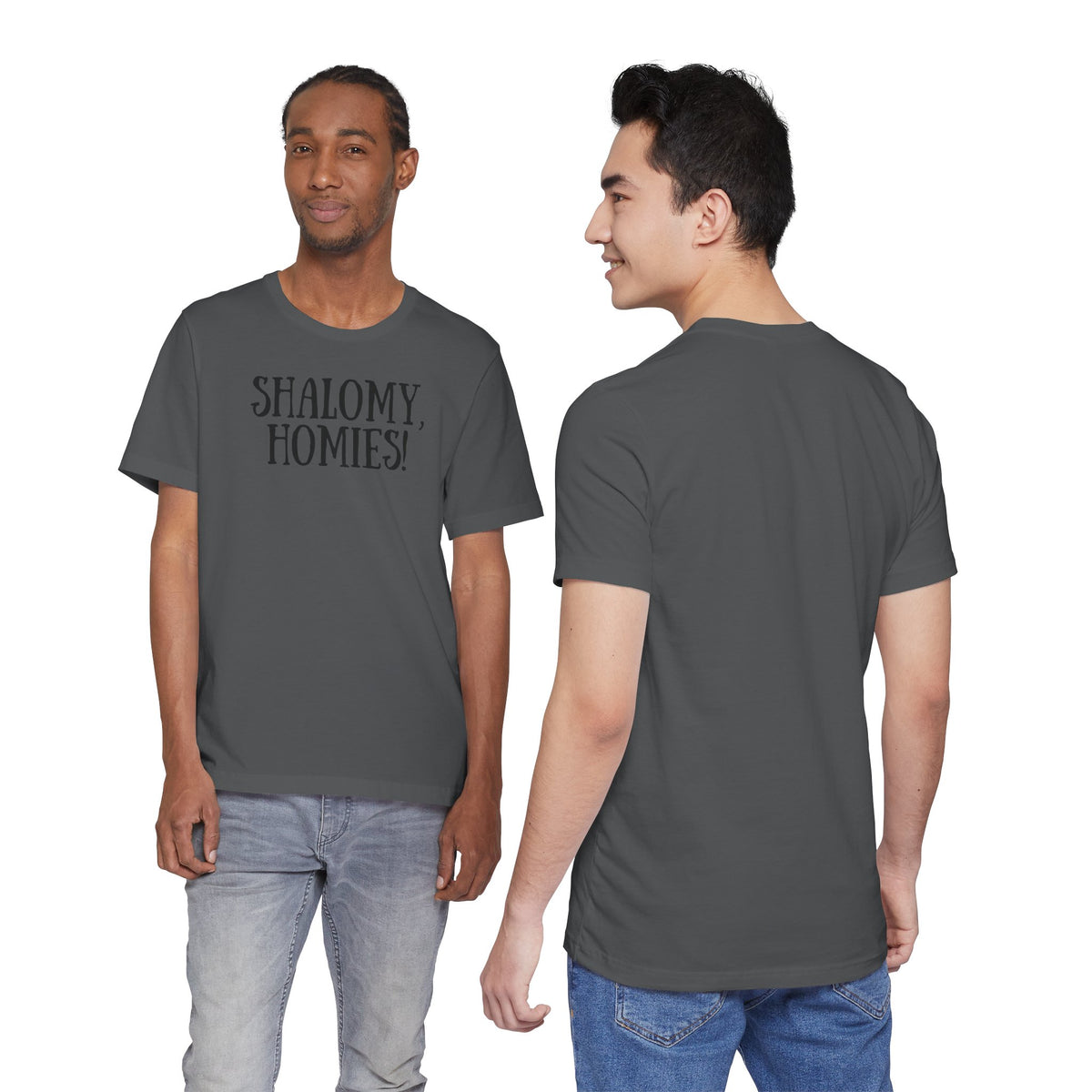 Shalomy Homies Tee - Funny Torah Obervant Greeting T-Shirt (Canada)