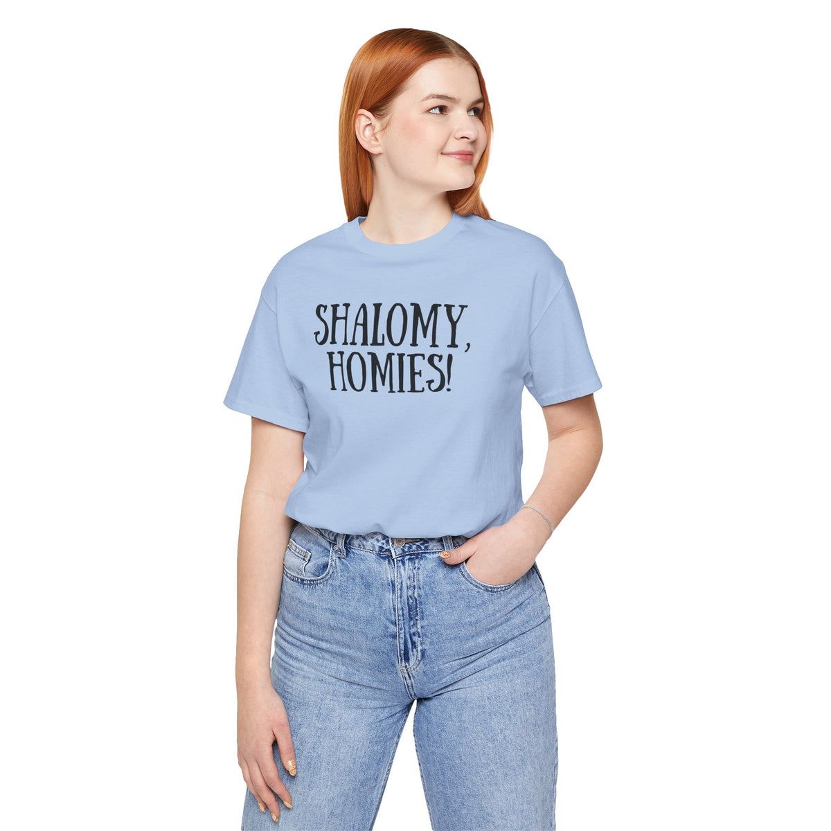 Shalomy Homies Tee - Funny Torah Obervant Greeting T-Shirt (Canada)