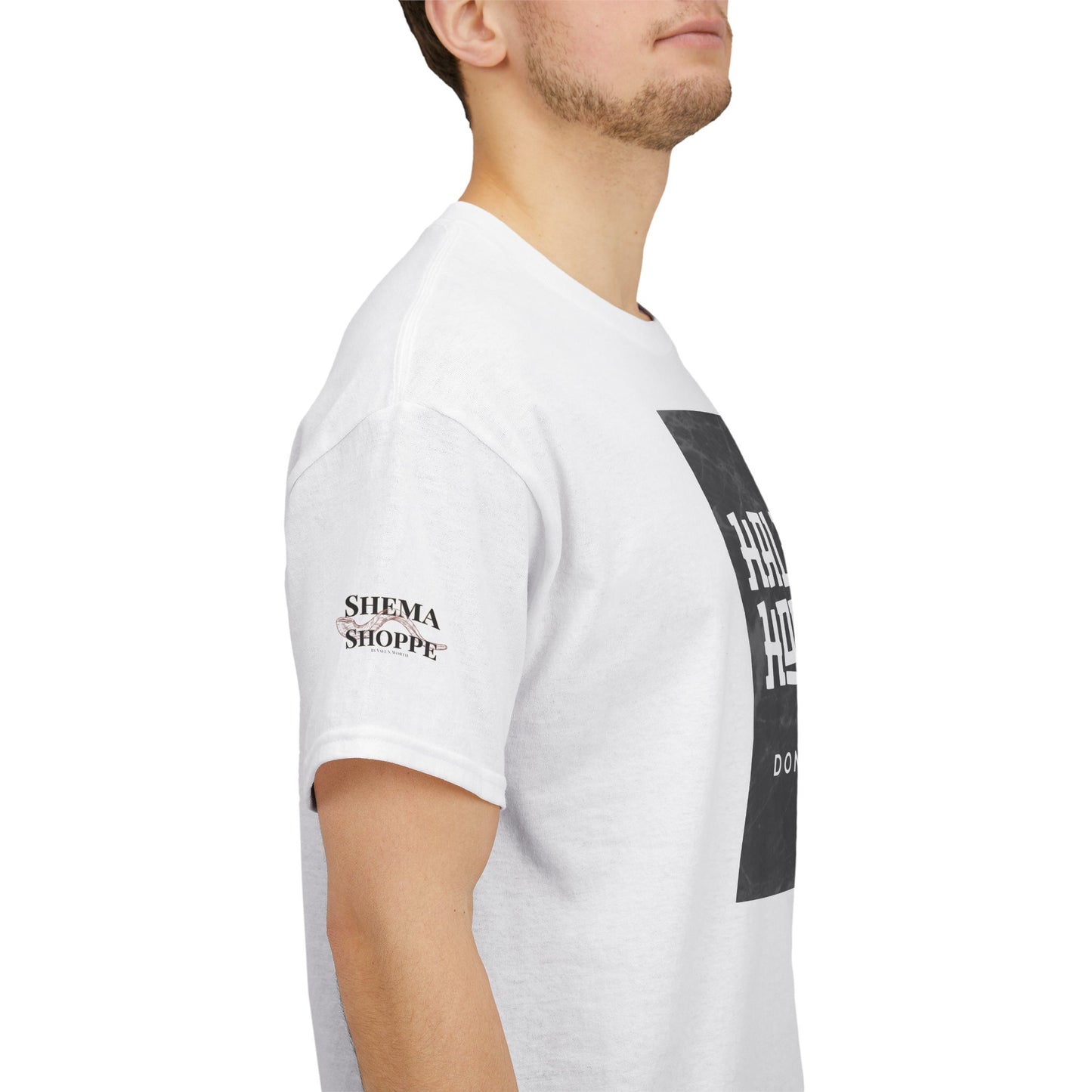 Half Hood/Half Holy Unisex Heavy Cotton Tee