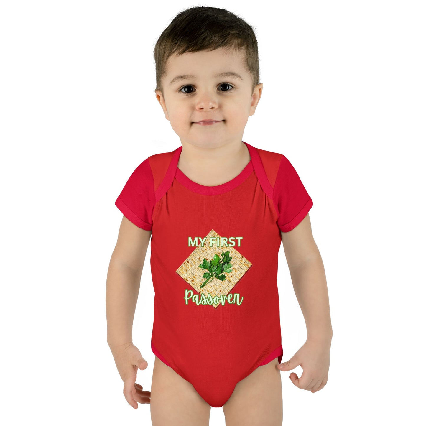 Baby Bodysuit - "My First Passover" Infant Onesie (Cute Unleavened Bread Lover Gift)