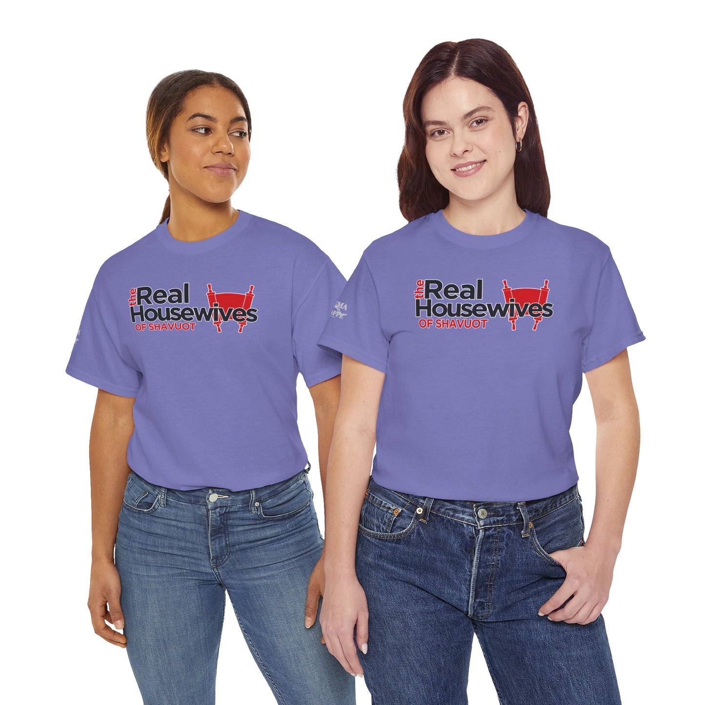 The Real Housewives of Shavuot Torah Scrolls T-Shirt Feast of Weeks Pentecost Cotton Tee
