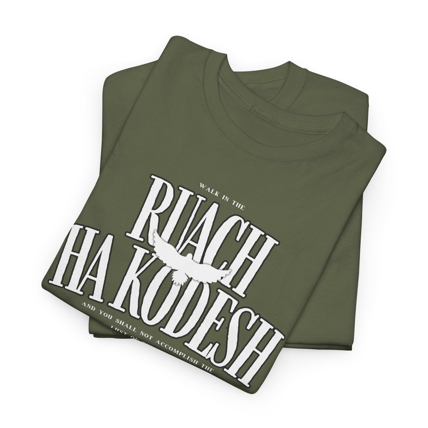 Ruach Ha Kodesh Unisex Cotton Tee - Galatians 5:16 Dove Shirt